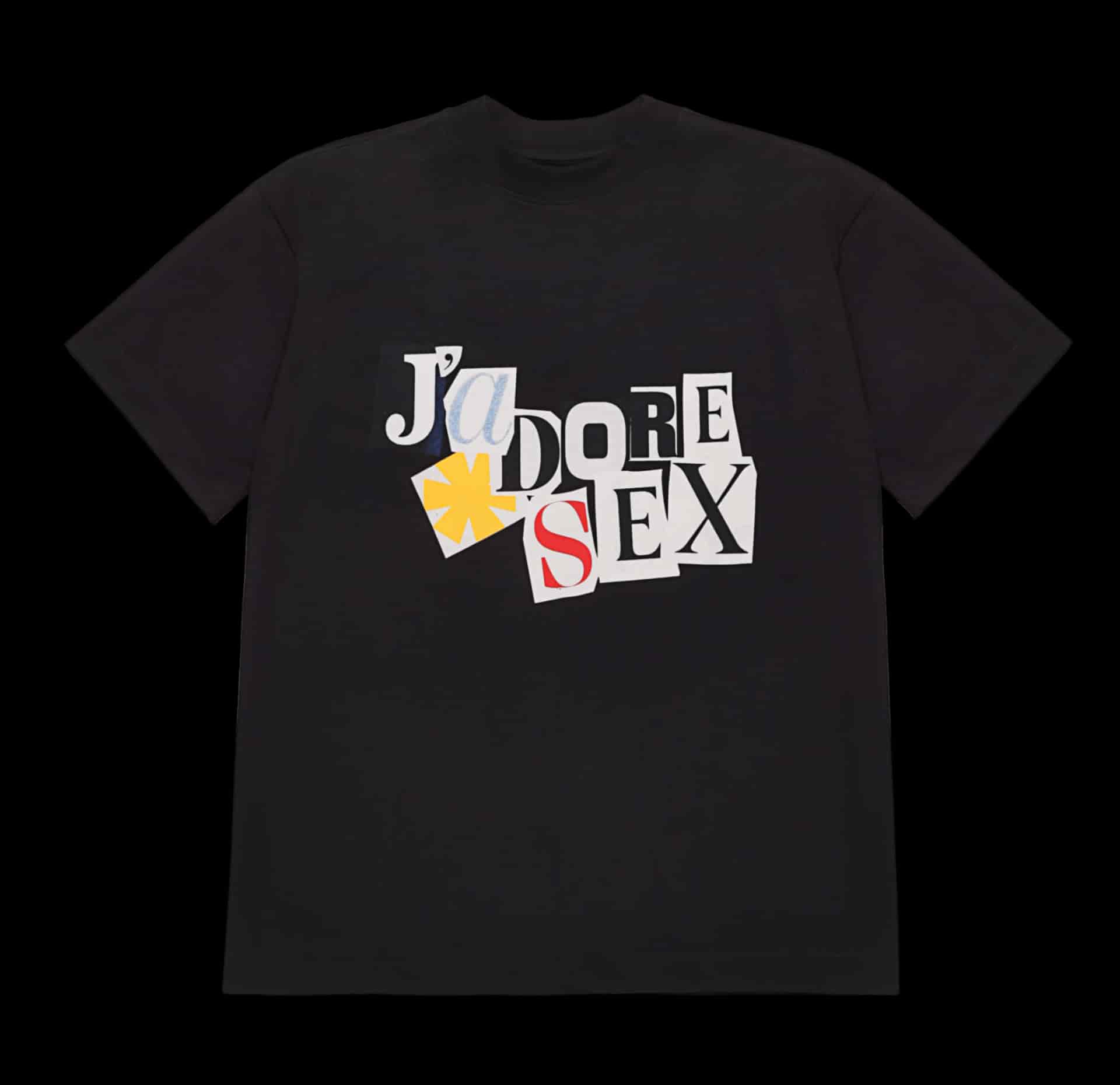 J'ADORE SEX BLACK T-SHIRT - miniatura 1