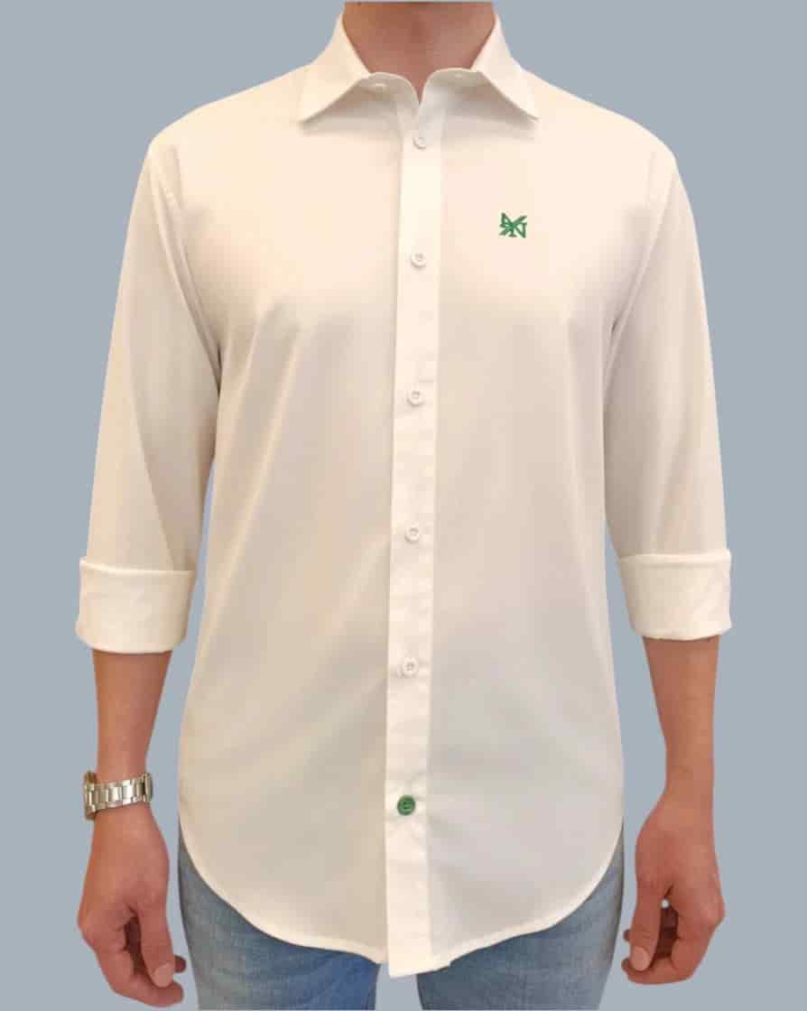 CAMISA MARFIL AN HOMBRE - miniatura 1