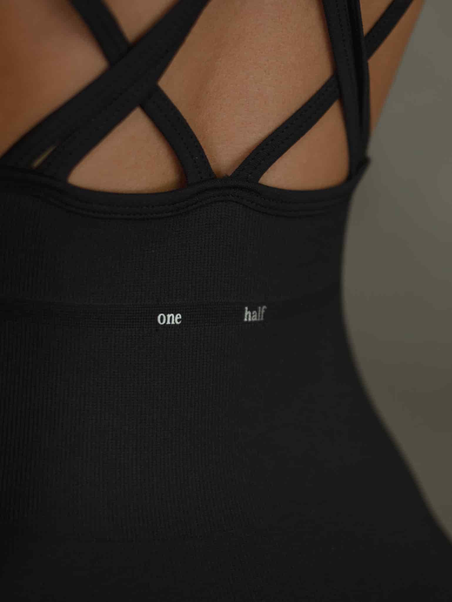 OPEN STRAPS SEAMLESS UNITARD - SHADOW - miniatura 10