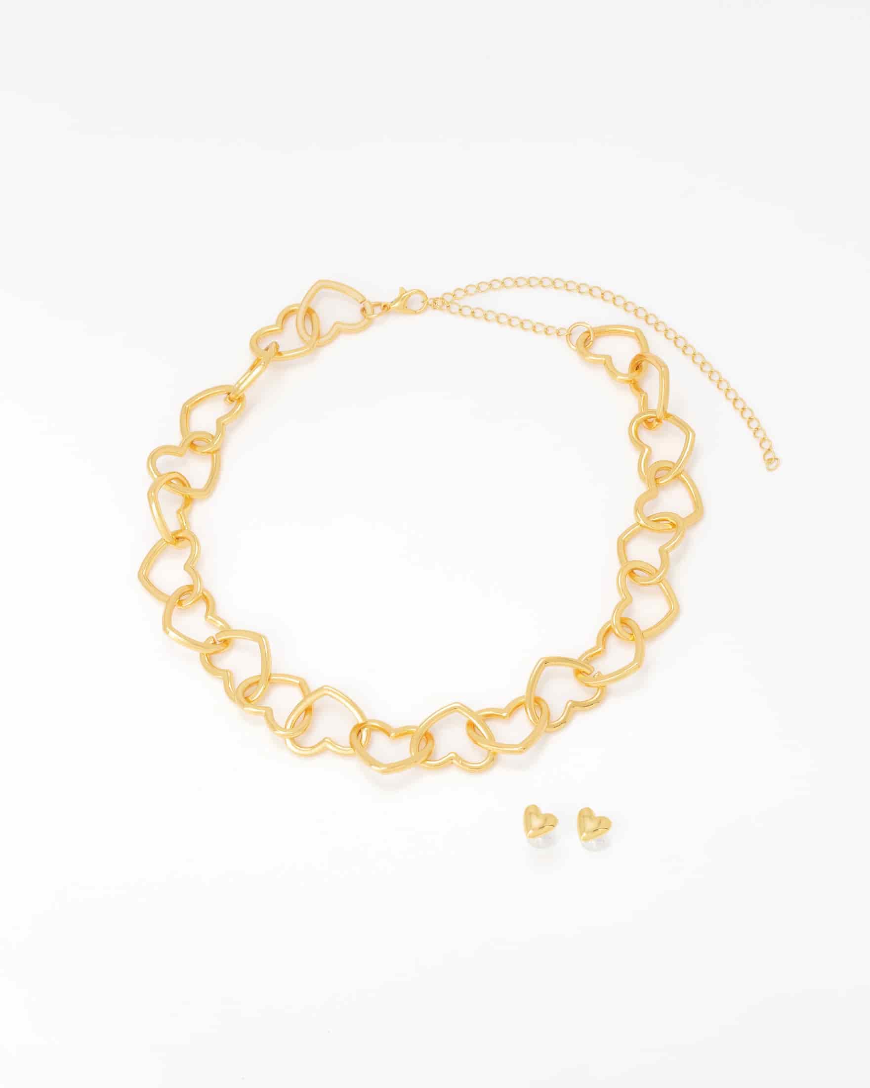 Collar Corazón + Aretes - miniatura 2