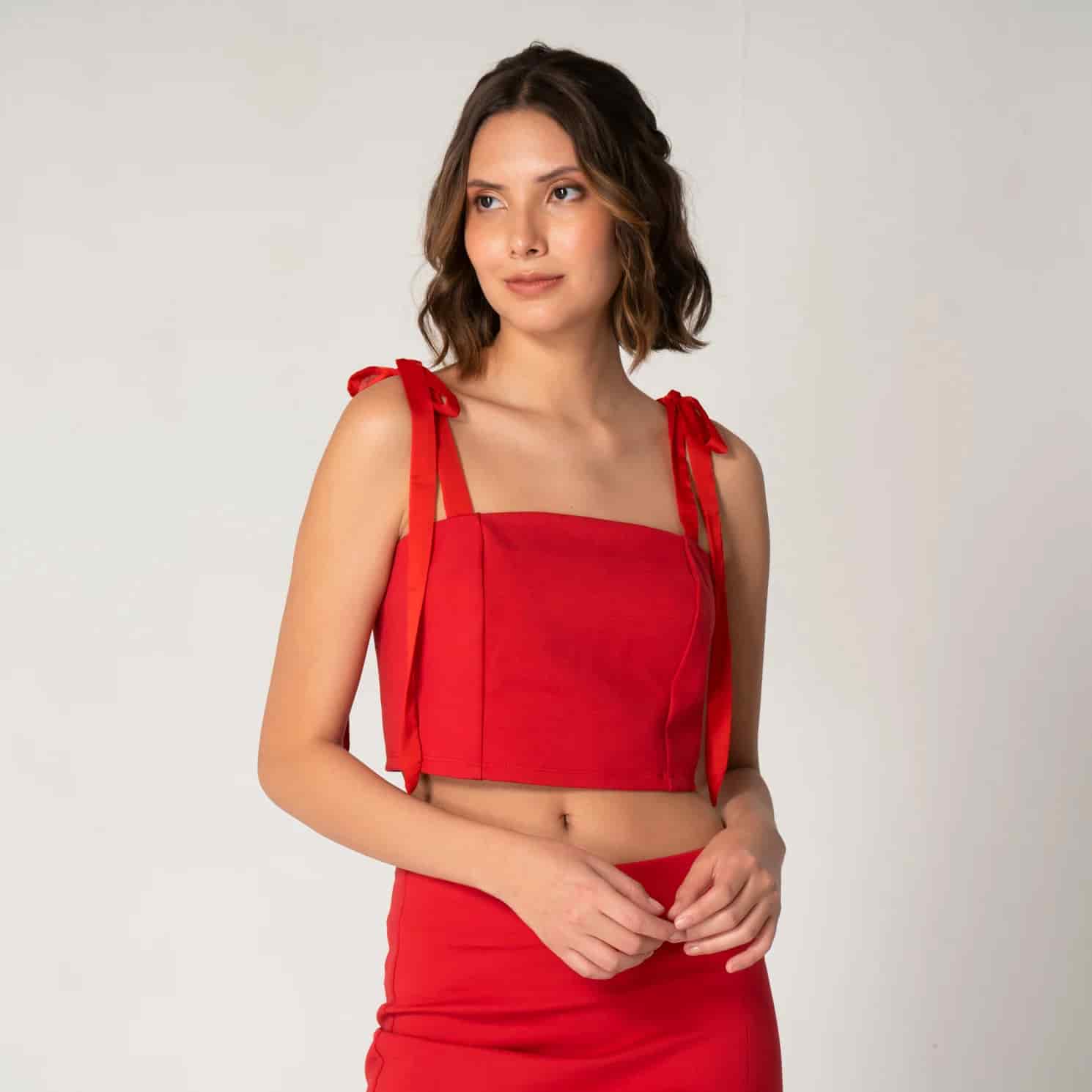 Blusa Crop Top Slim Lovs - miniatura 1