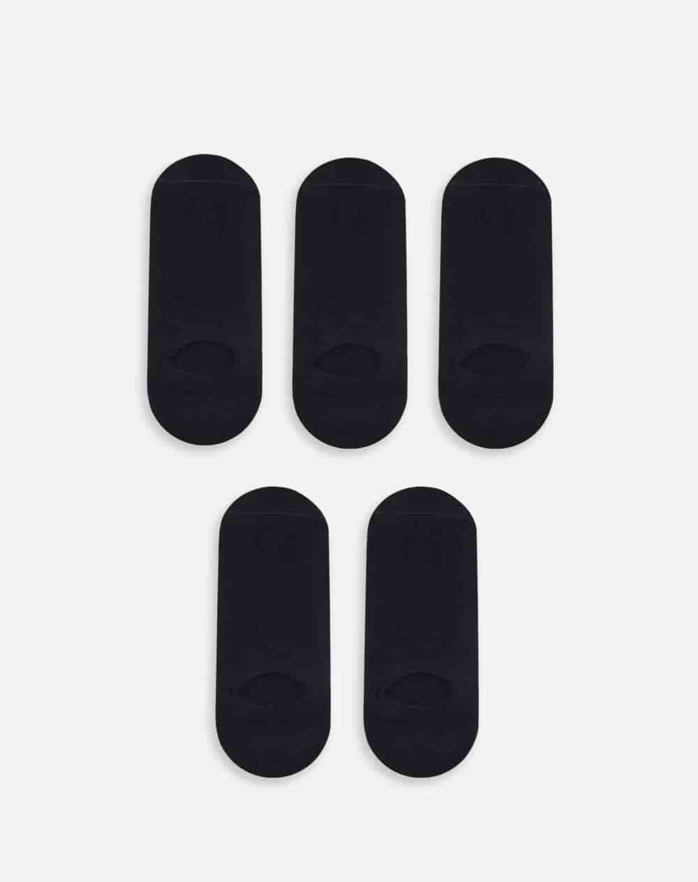 Medias hombre baletas pack x5 negras - miniatura 1
