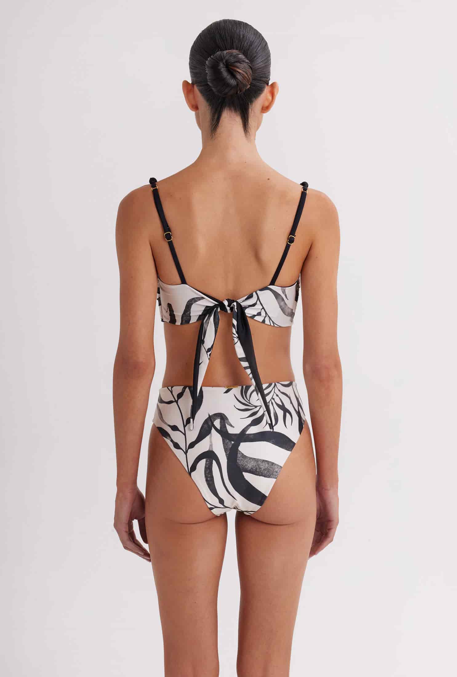 Bottom de Bikini High Ruby Wavy Leaf - miniatura 1