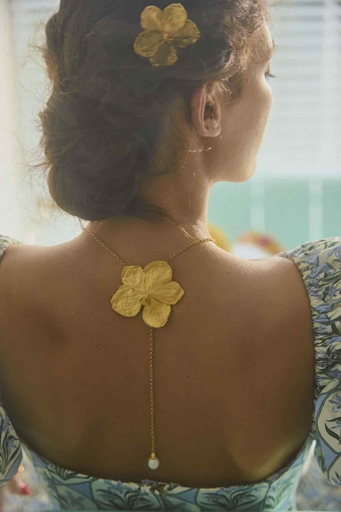 COLLAR VANDA CON PERLA - miniatura 2