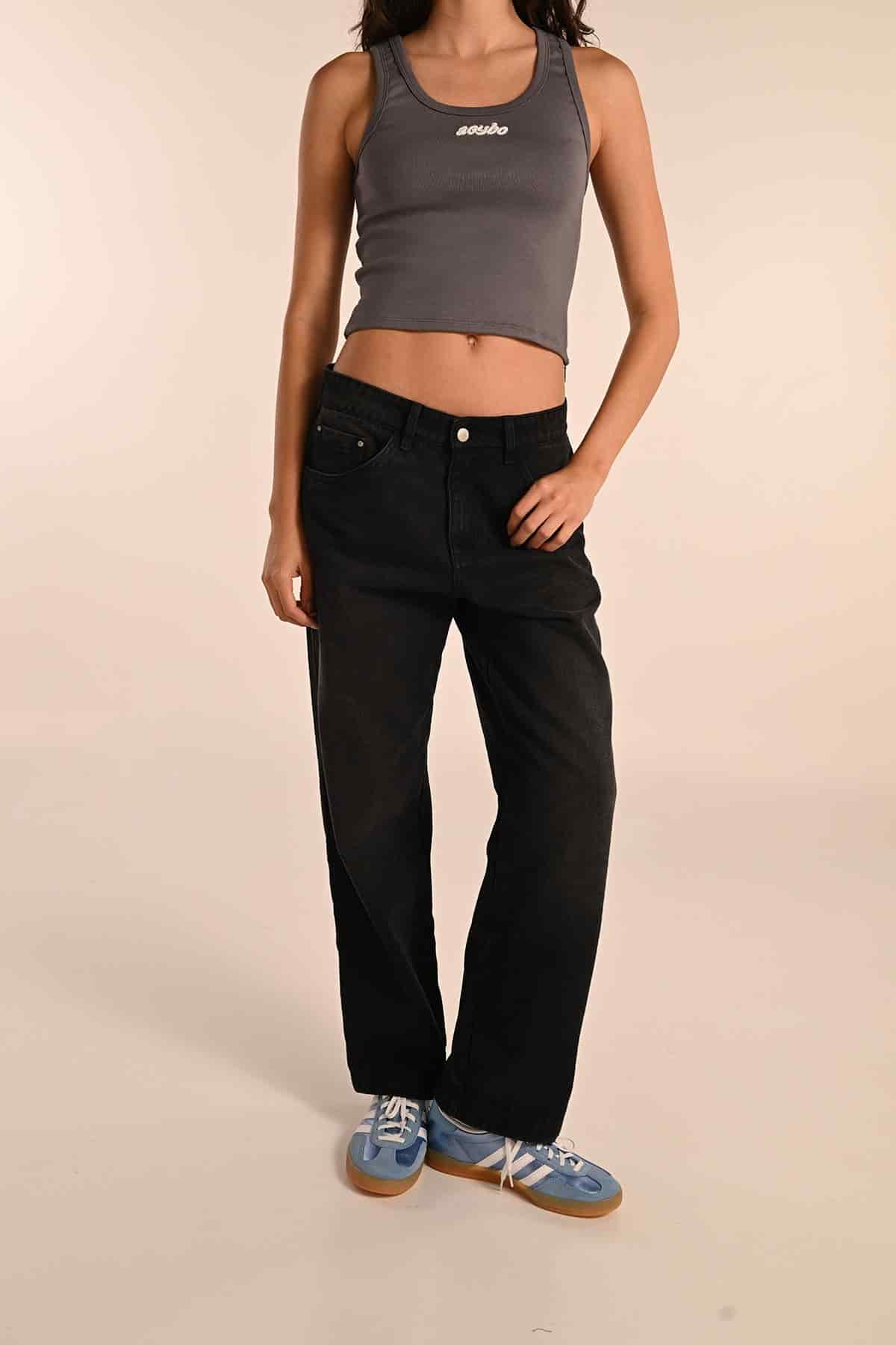 DARK WASH JEANS - miniatura 2