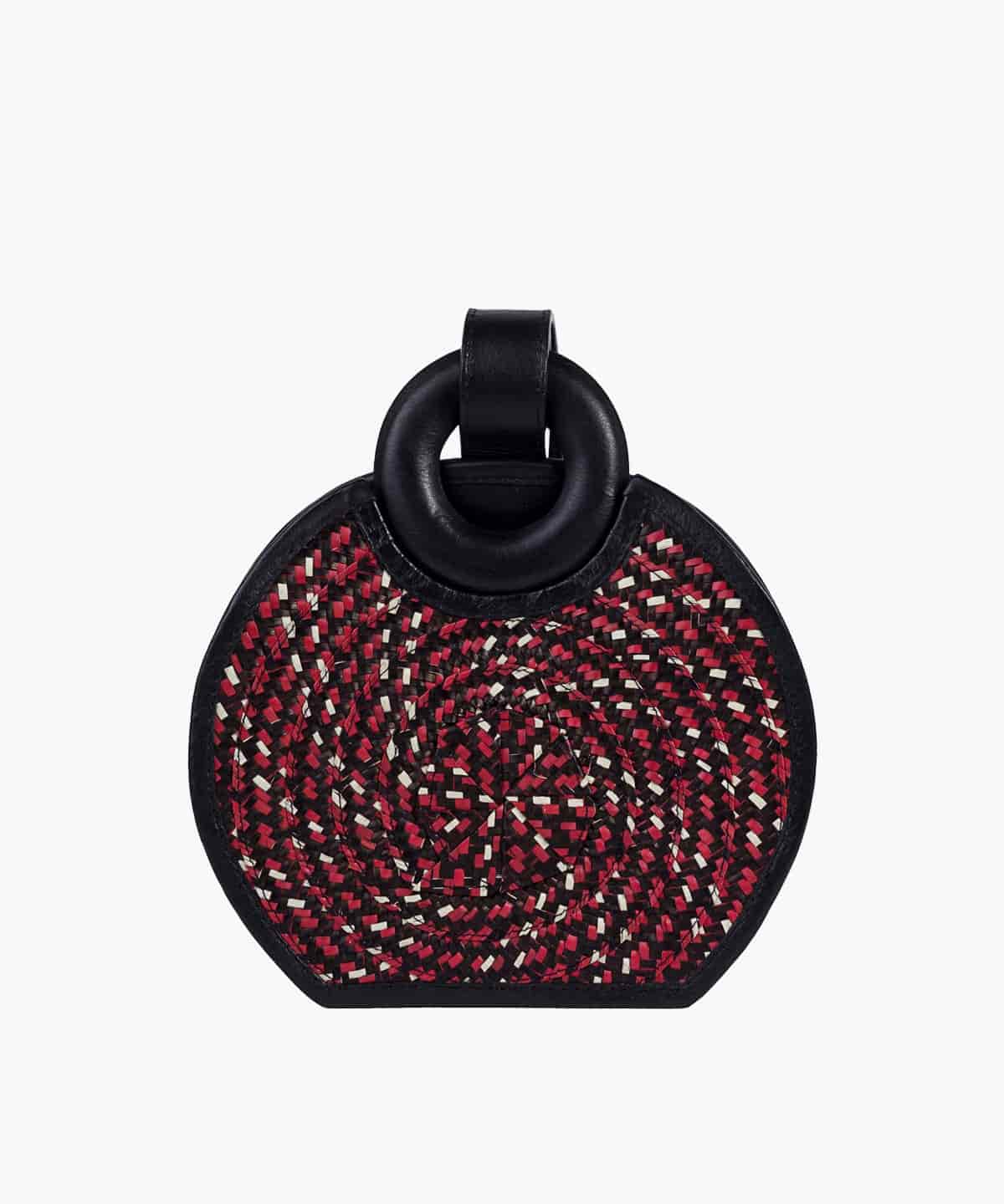 Manexca Mini in Raffia and Leather - miniatura 1