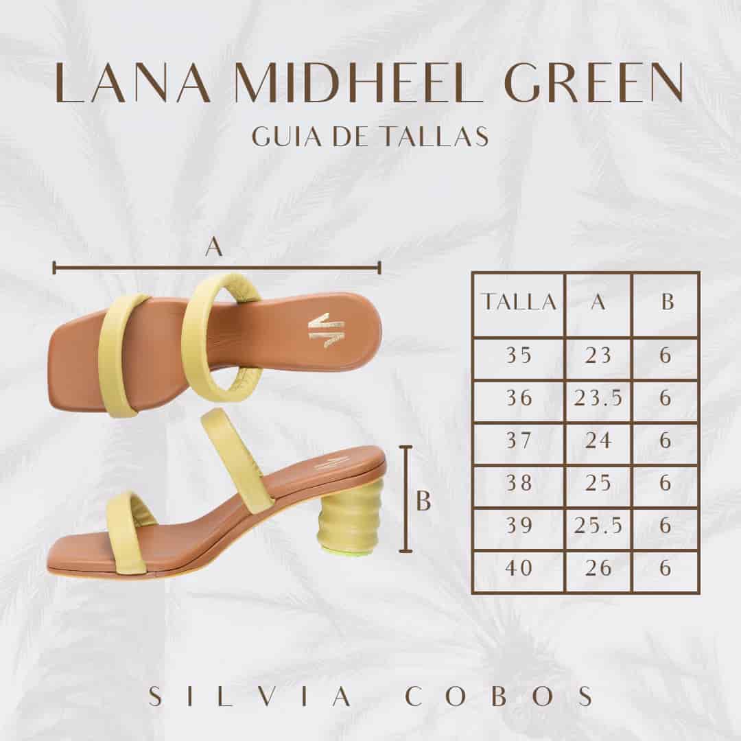 Silvia Cobos Lana tacón medio  verde - miniatura 6