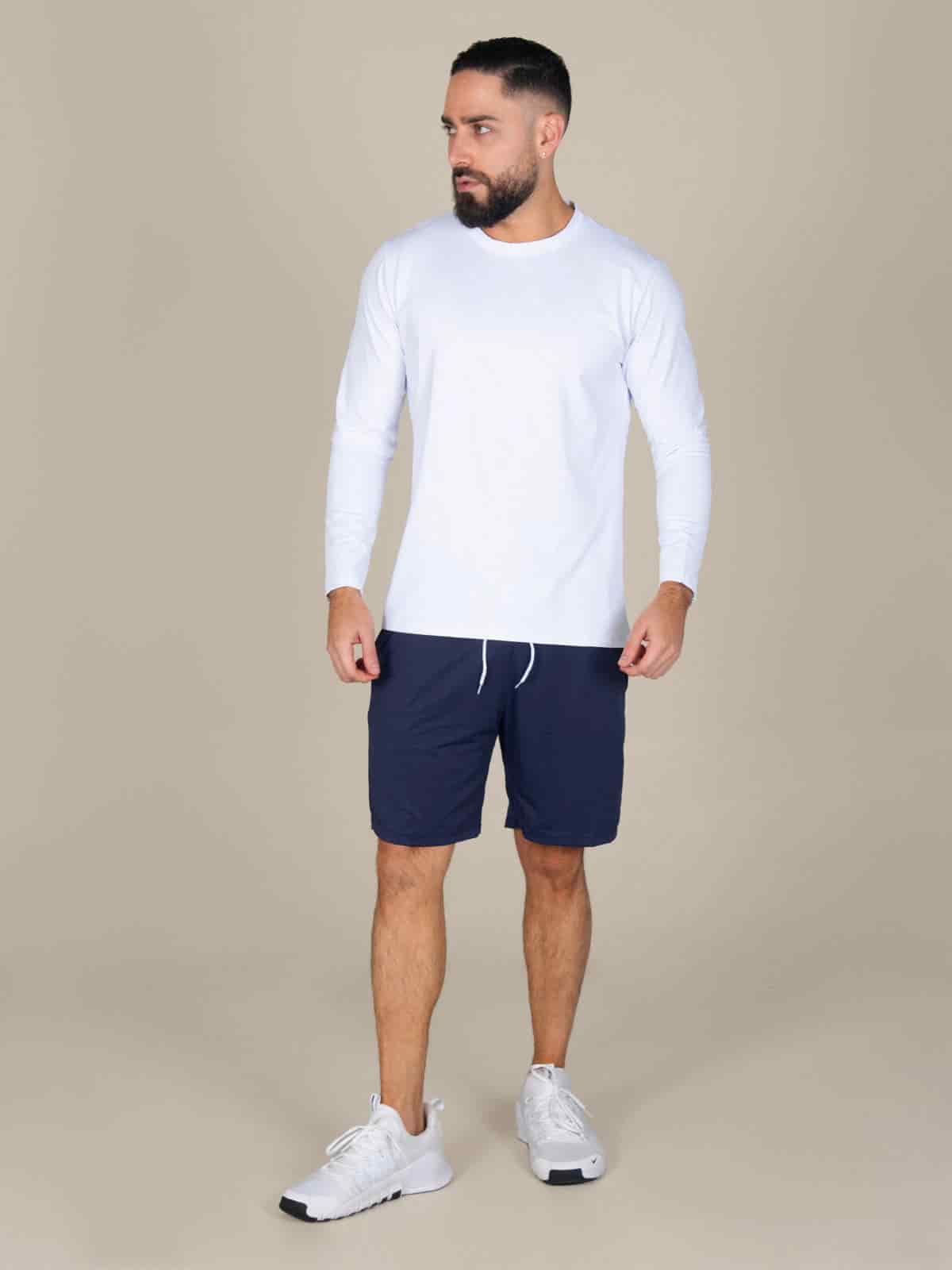 PANTALONETA BASICA HOMBRE AZUL OSCURO - miniatura 2