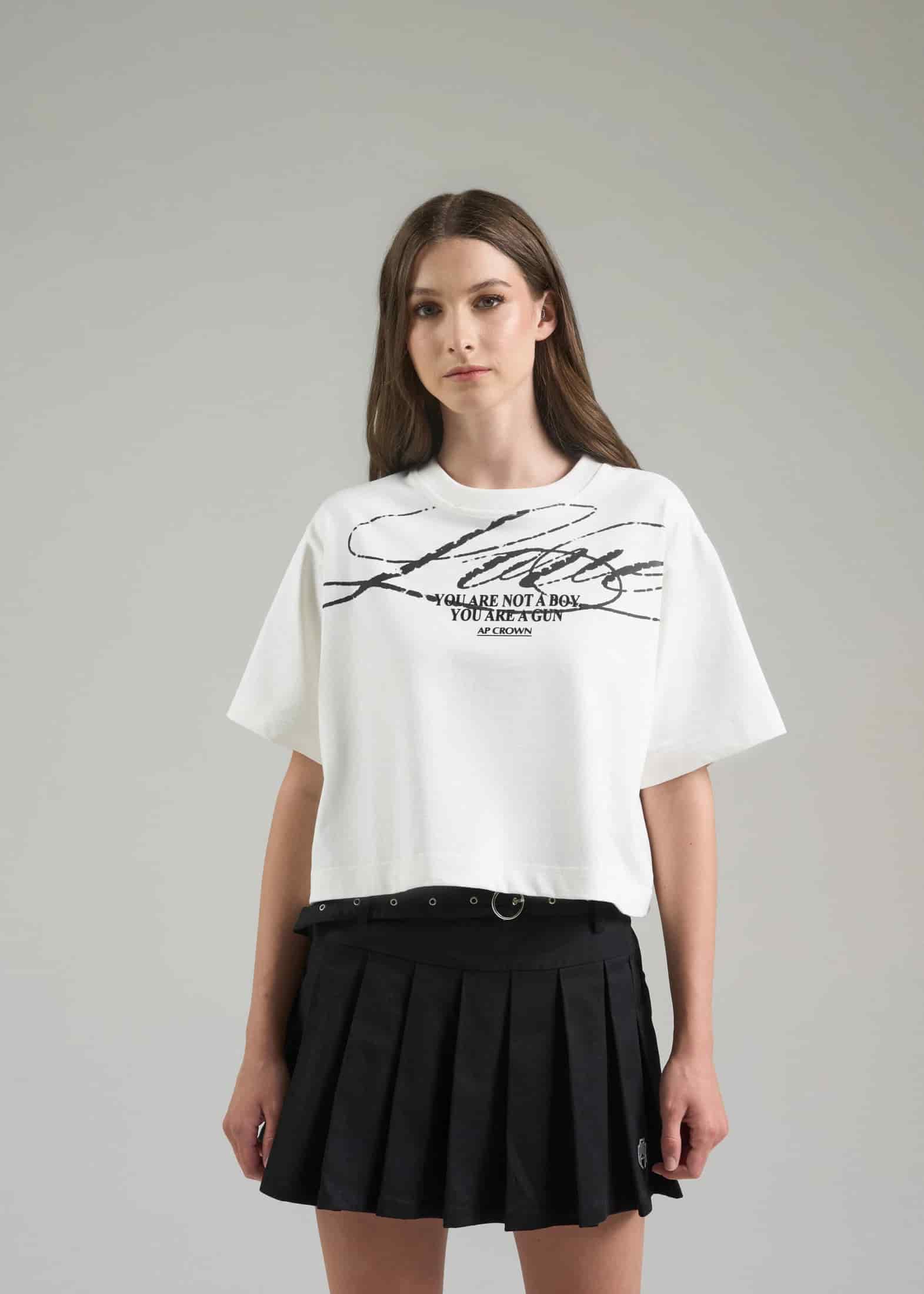 WHITE FLOWER CROP TOP - miniatura 1