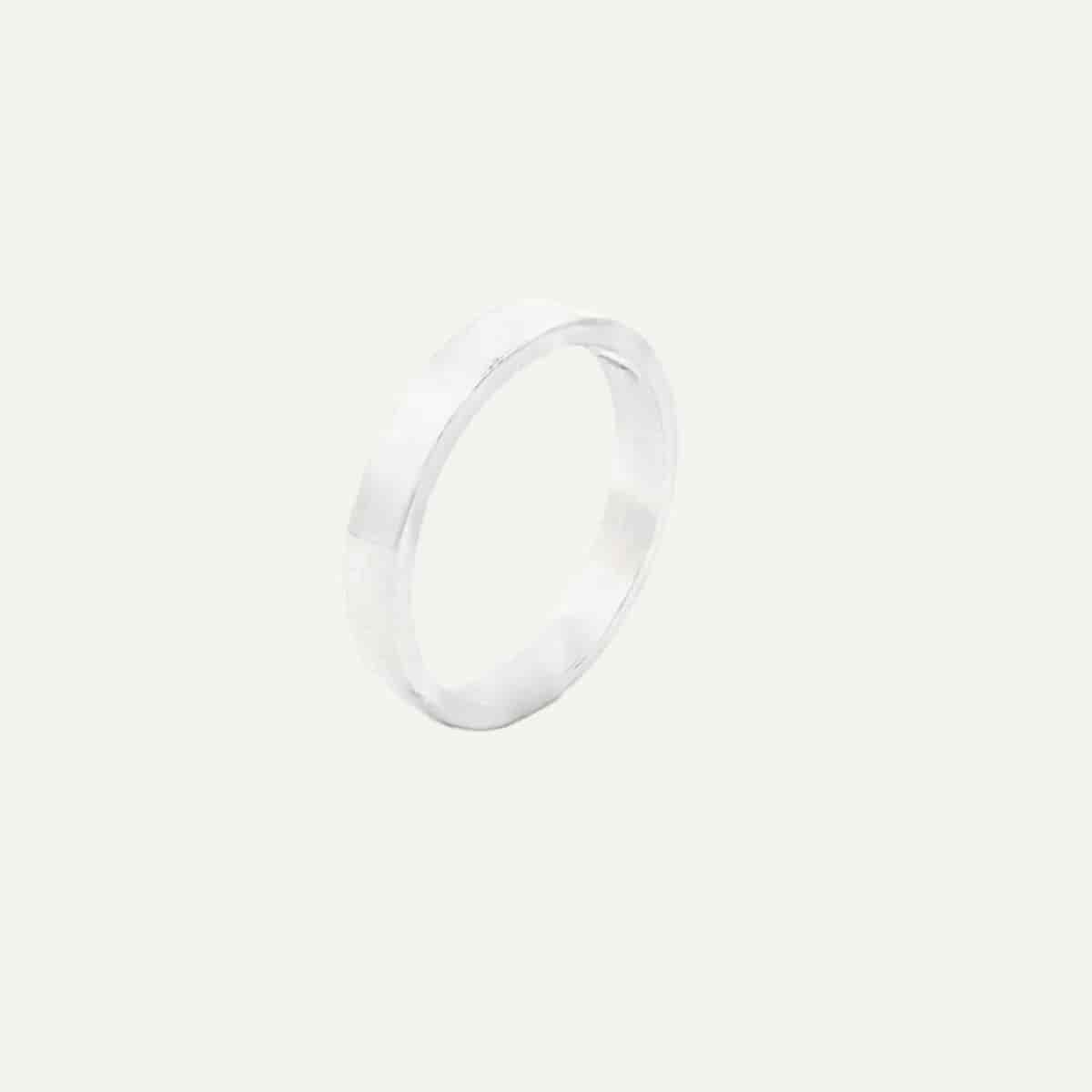 Anillo Compromiso Hombre Plano - miniatura 2