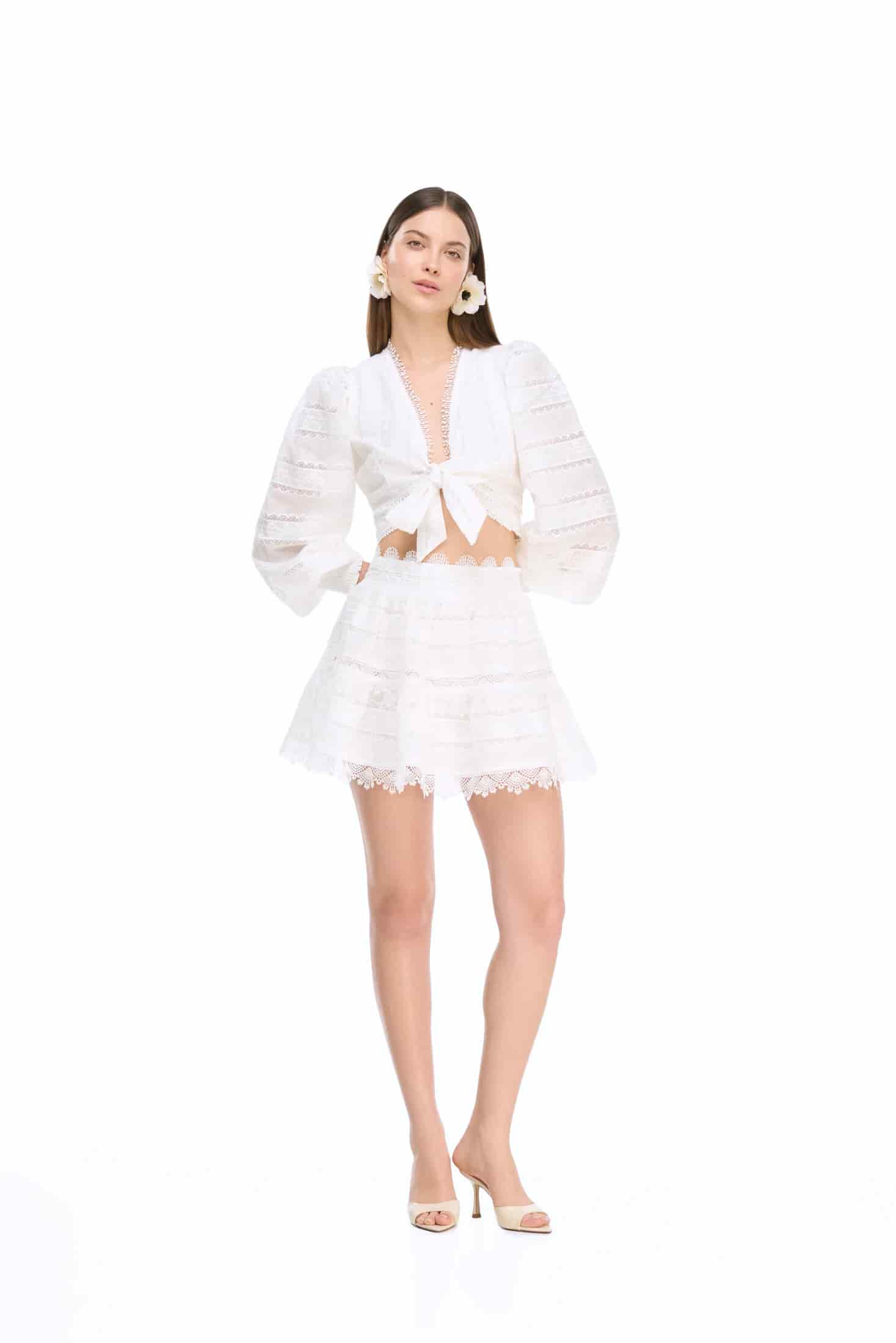 FIRA SKIRT WHITE - miniatura 4