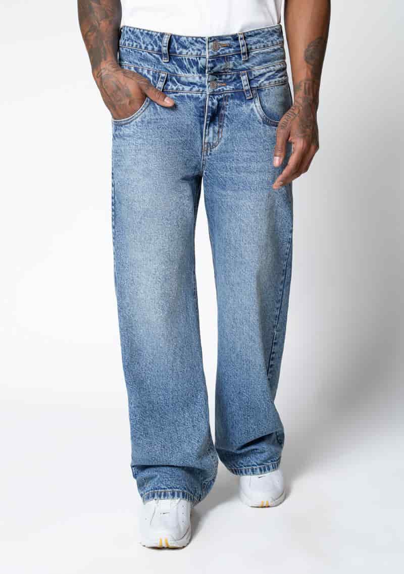 Dopamine Light-wash jeans - miniatura 3