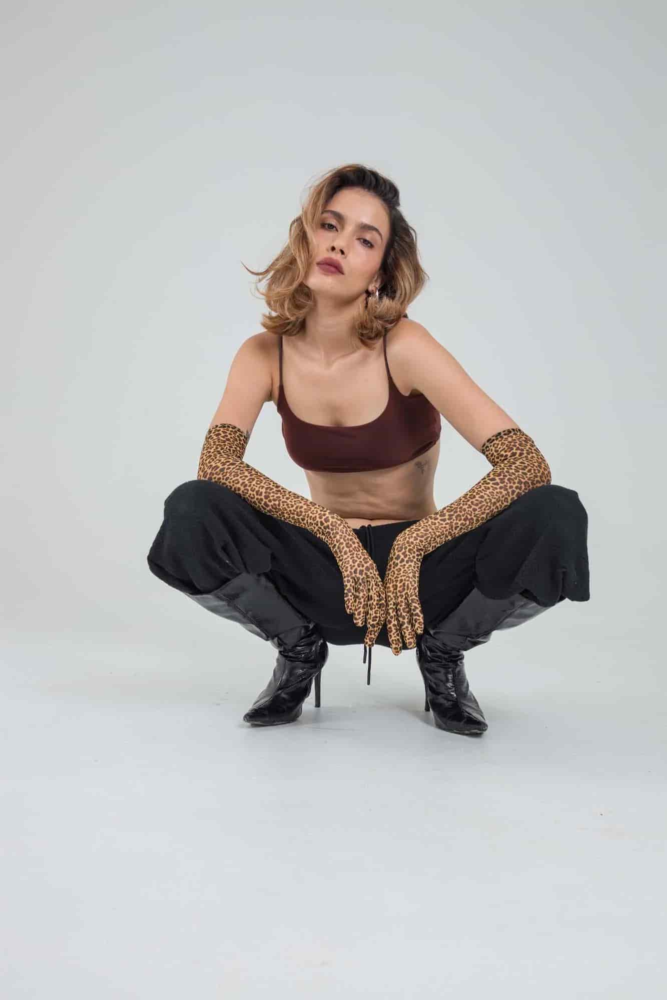 LEOPARD MESH GLOVES - miniatura 13