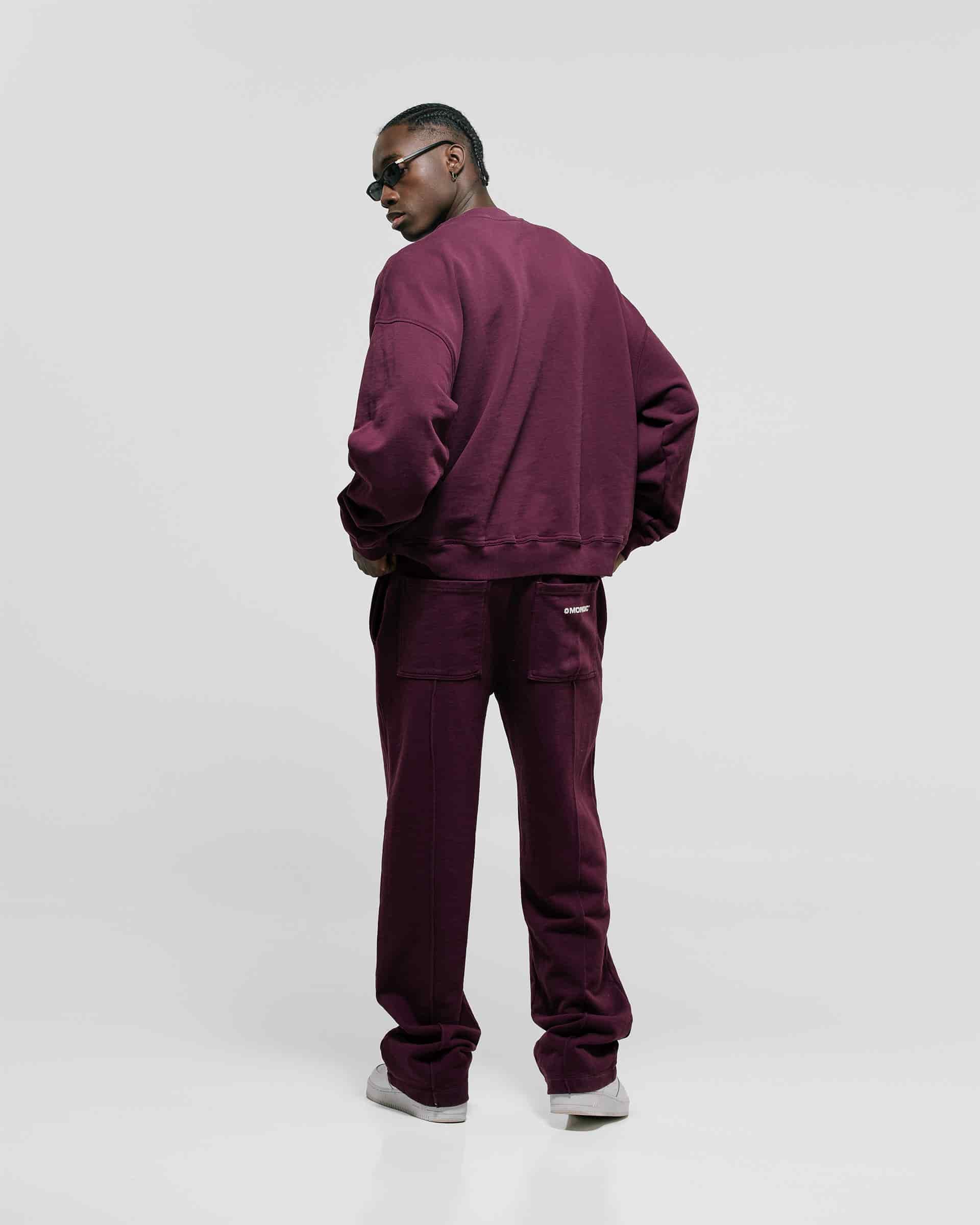 Jogger Básico V3 - Burgundy - miniatura 5