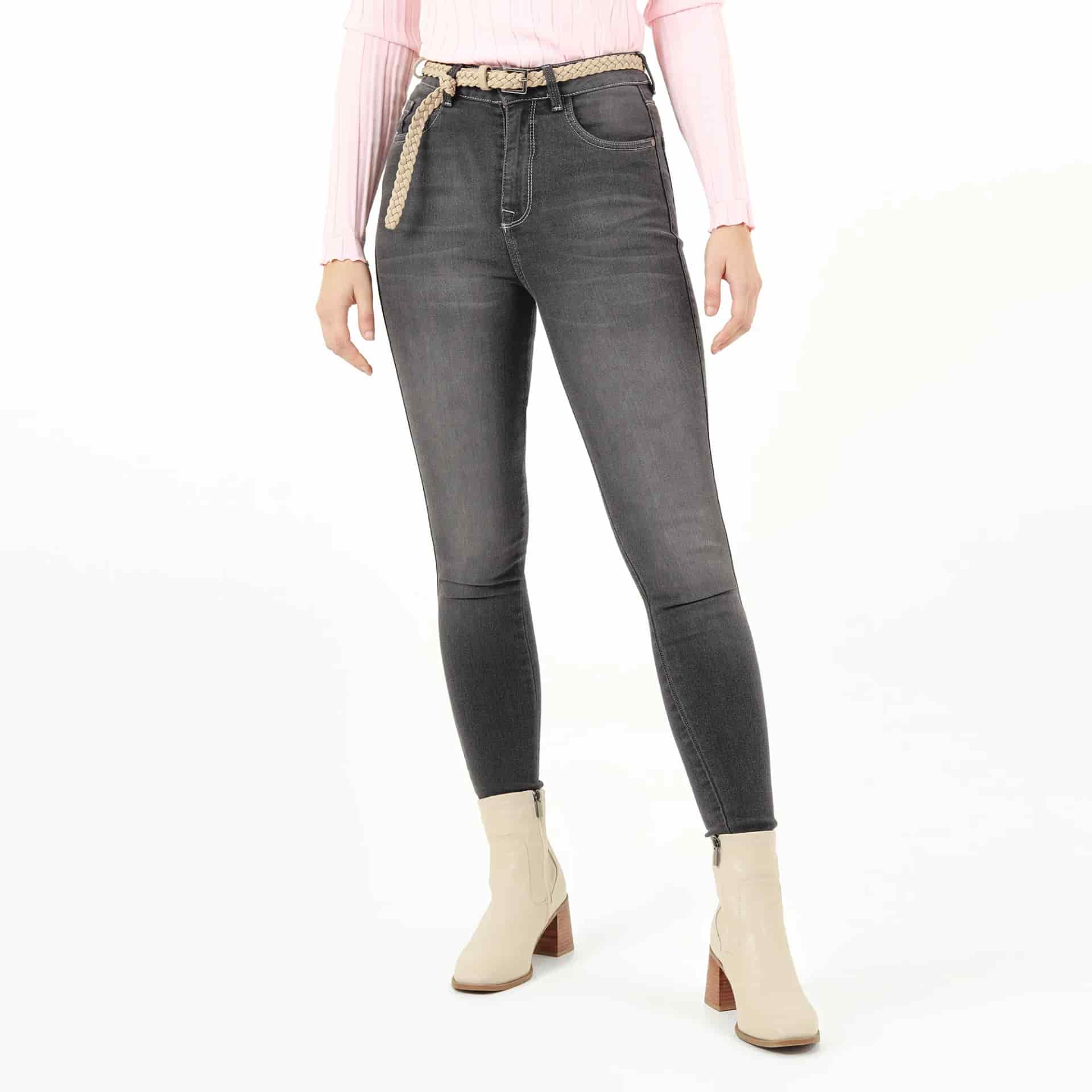 Jean Ilussion Tiro Medio Bota Skinny - miniatura 5