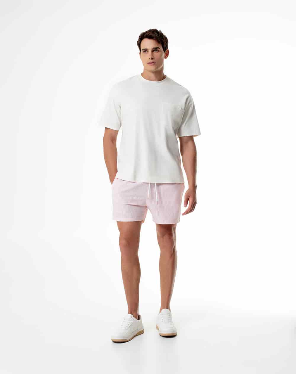 Pantaloneta de baño rayas hombre - miniatura 3