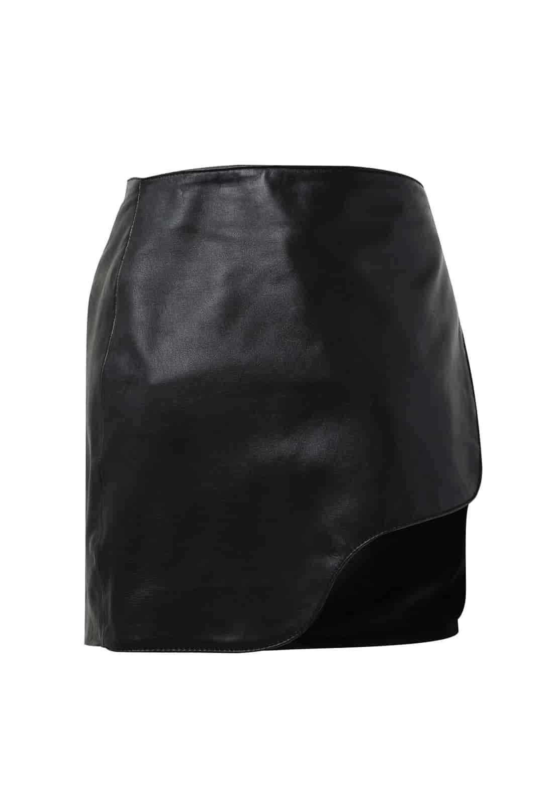LEATHER MOUNTAINS MINI SKIRT - miniatura 1