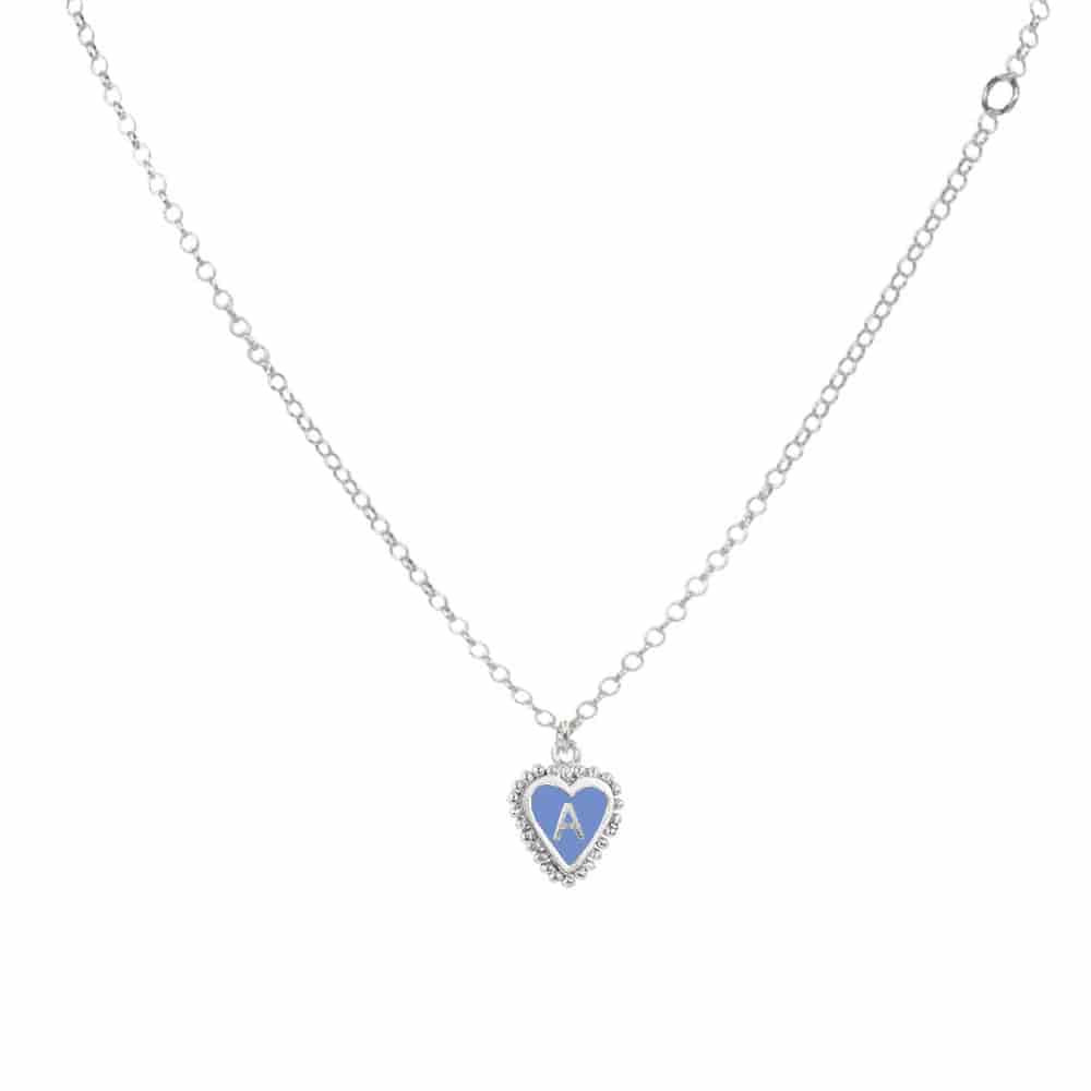 PreOrder Cadena 1 Letra Heart Plata - miniatura 8