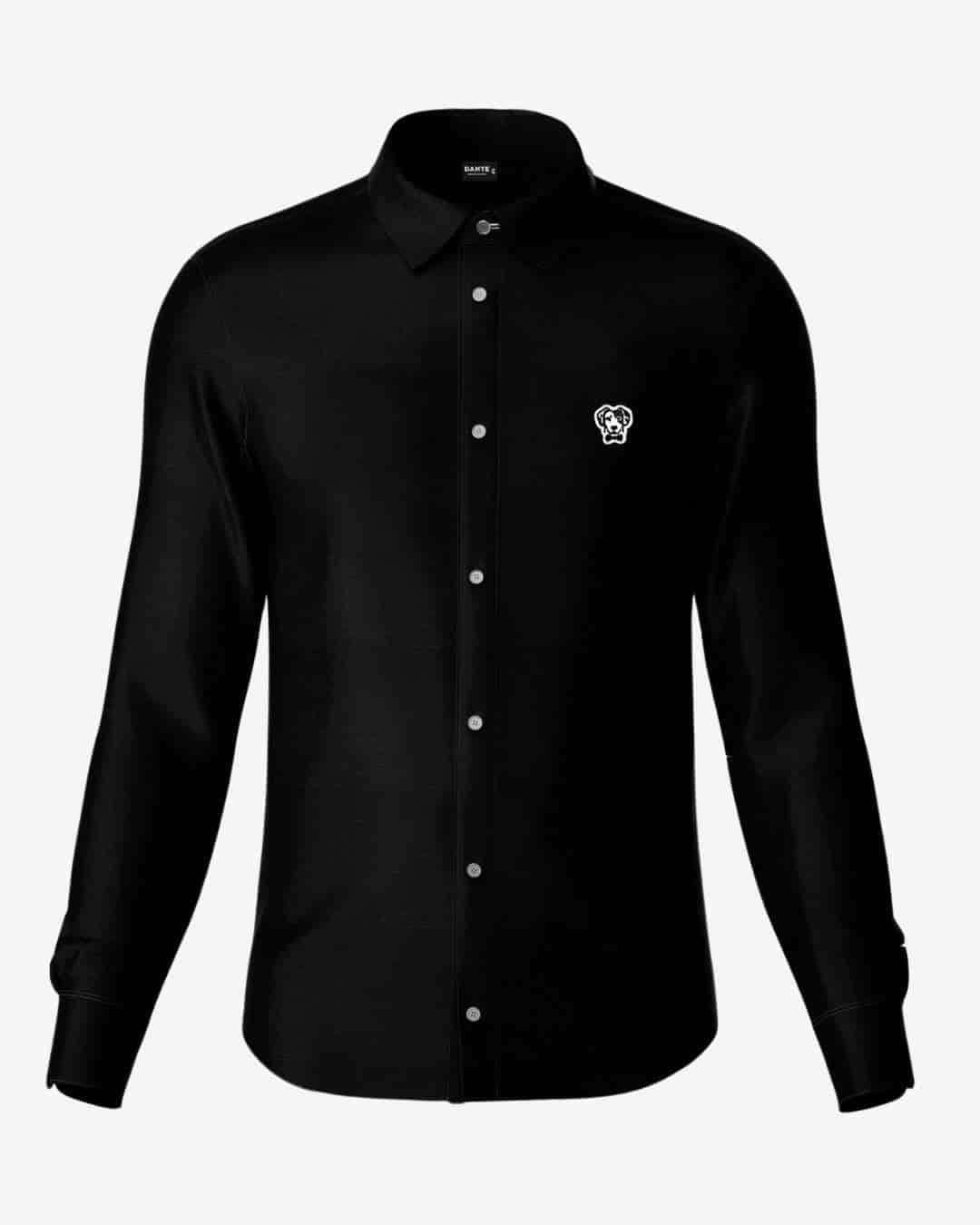Camisa Antimanchas Popelina Negra - Talla Slim - miniatura 6