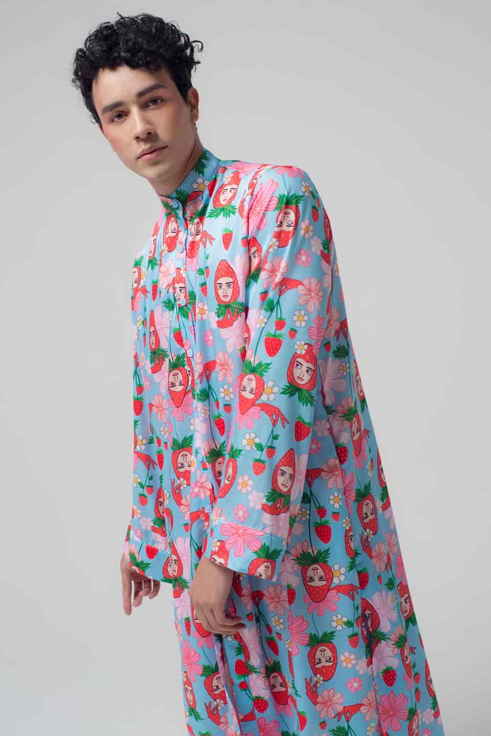 Blusón Unisex / Fresas con crema - miniatura 1