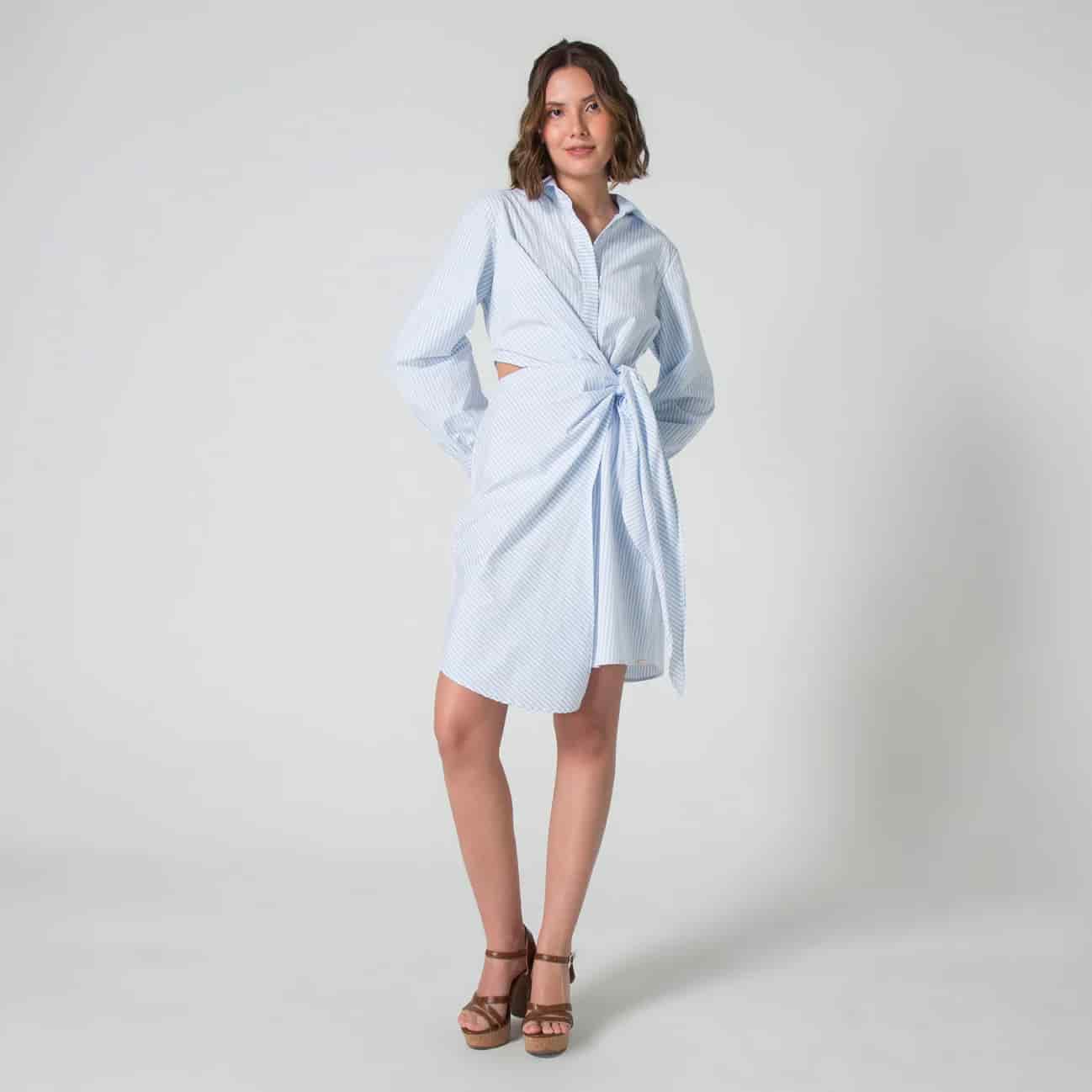 Vestido Drapeado Regular Rumma - miniatura 9