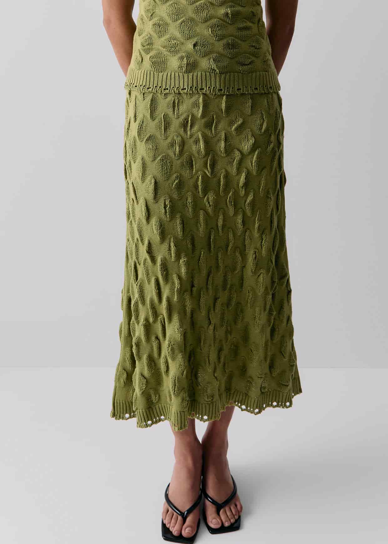 TUNICATA MIDI SKIRT - miniatura 1