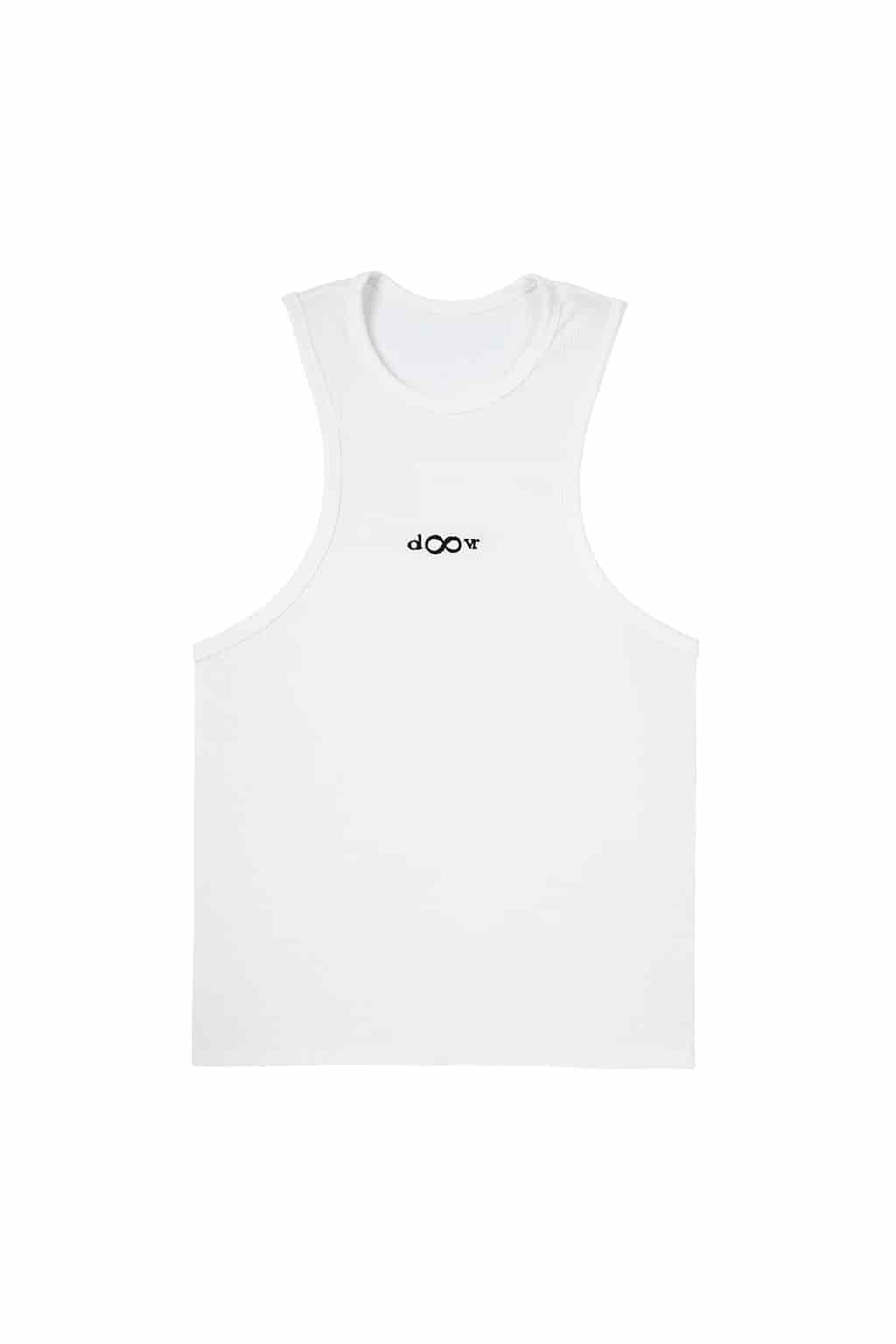 White Monogram Tank Top | Mujer - miniatura 5