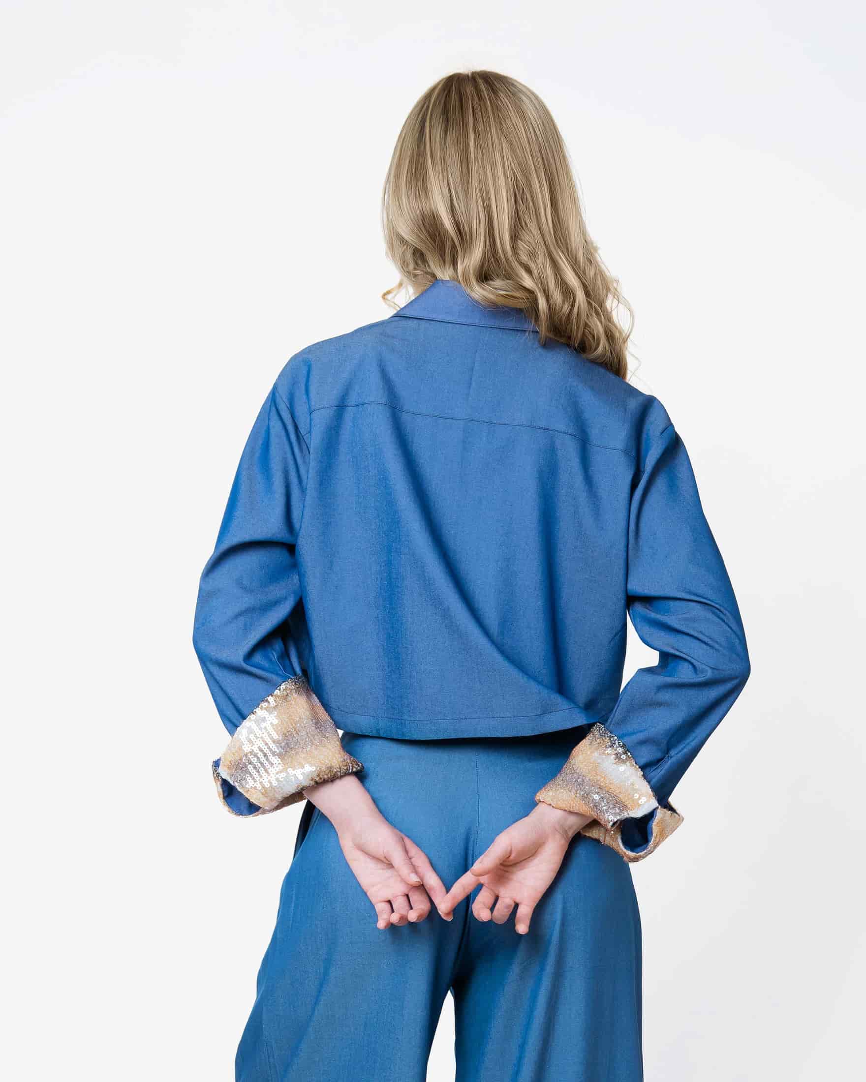 Blue Twist Shirt - miniatura 3
