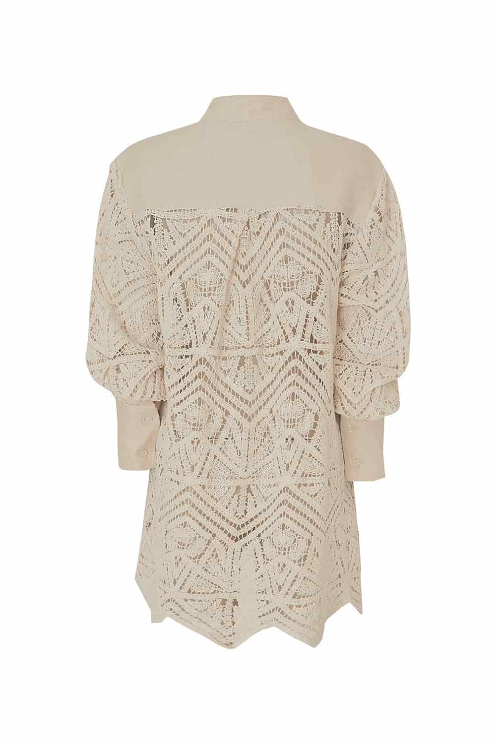 Camisa Gardenia Crema - miniatura 4