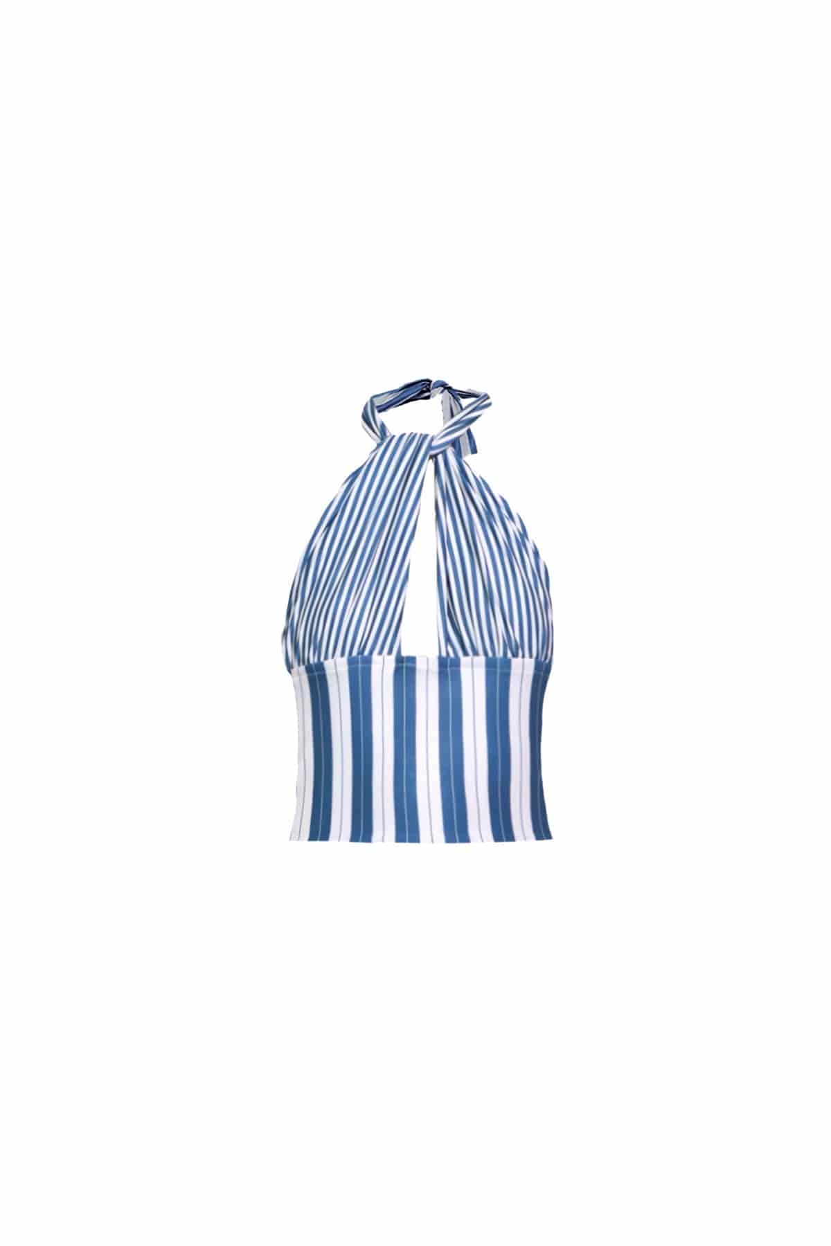 Halter Top in Midnight Stripes - miniatura 4