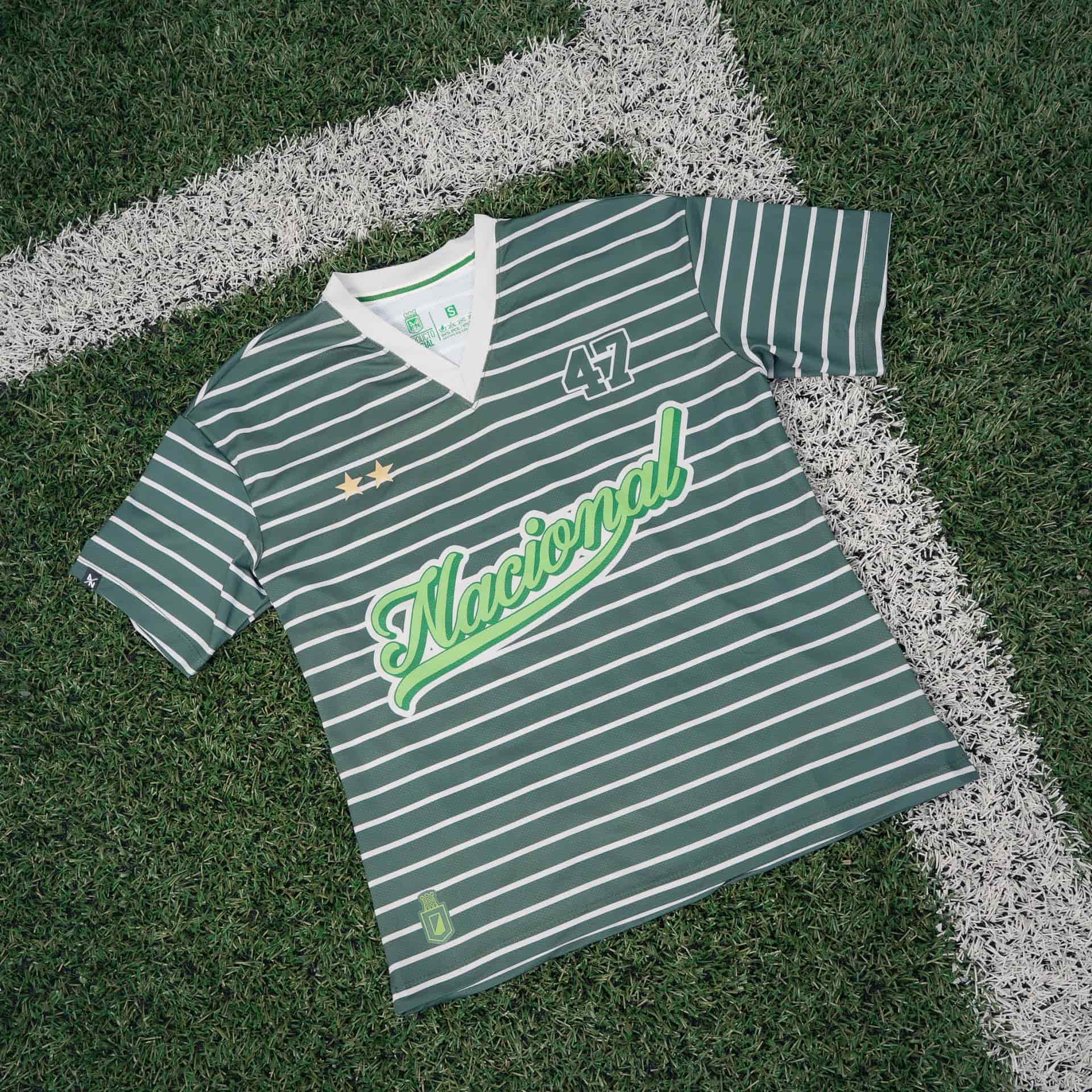 CAMISETA RAYAS VERDE OSCURO MUJER - miniatura 1