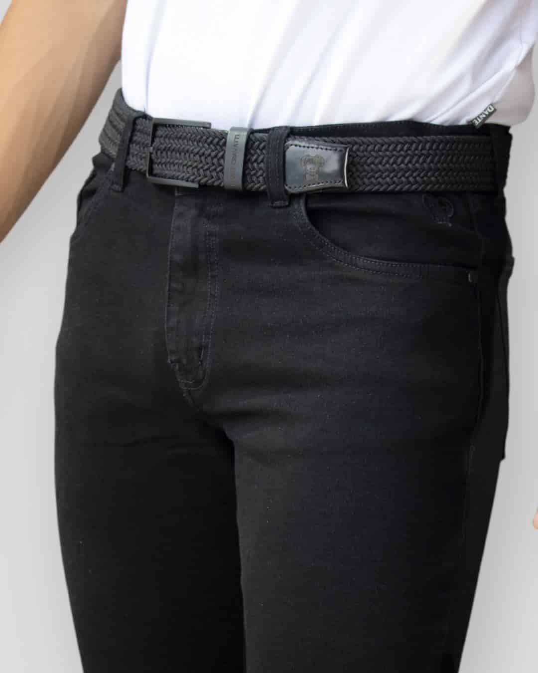 Cinturon Negro Elastico - miniatura 3