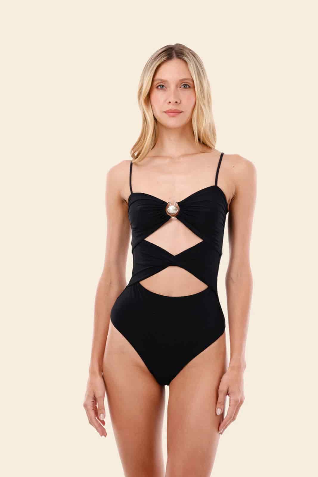 Black Wavelet One Piece - miniatura 2