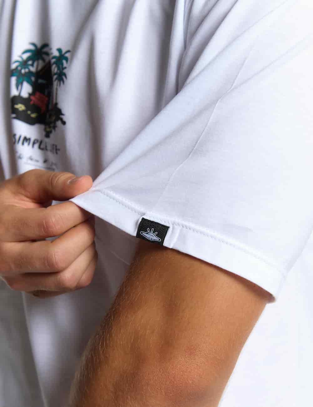 Camiseta Oversize Vida Simple  blanco Hombre - miniatura 7