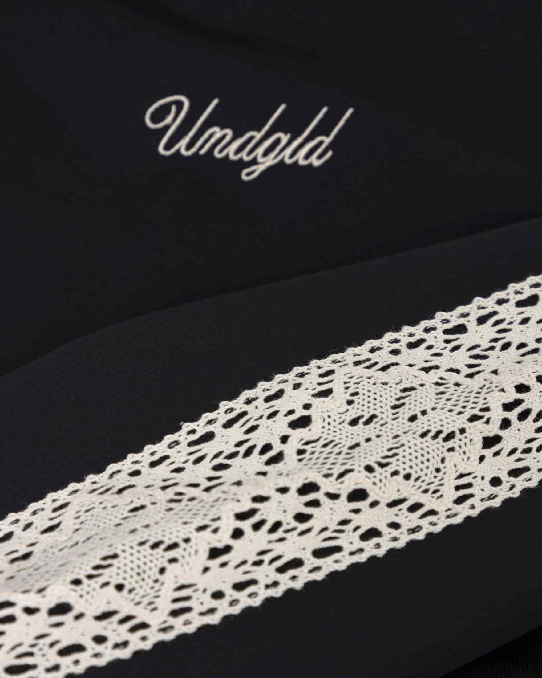 Basics Undgld Lace-panel Track Jacket Black - miniatura 6