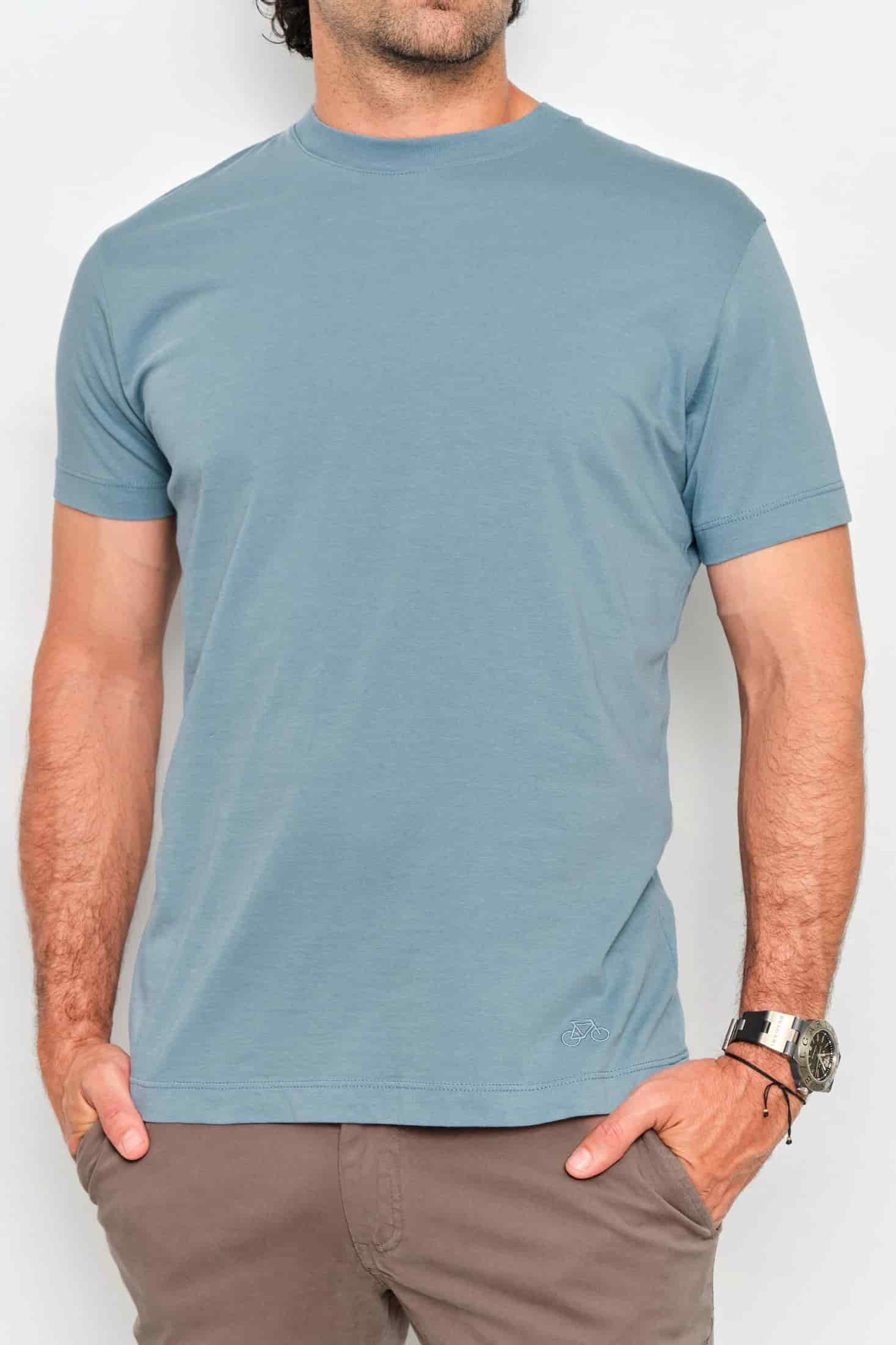 CAMISETA BASIC PLUS AZUL CLARO - miniatura 1
