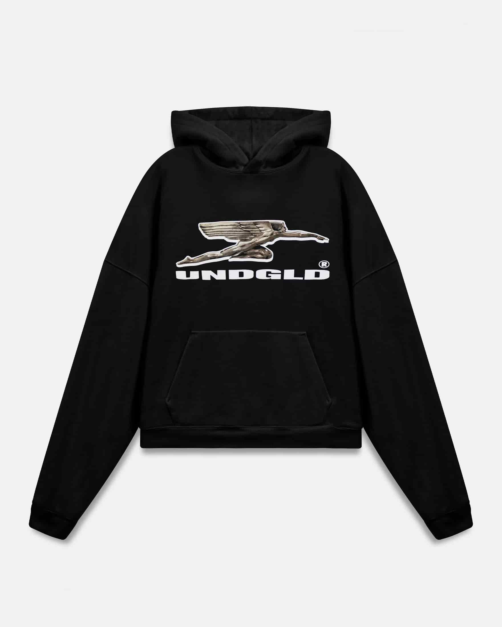 Holy State Deco Boxy Fit Hoodie Black - miniatura 1