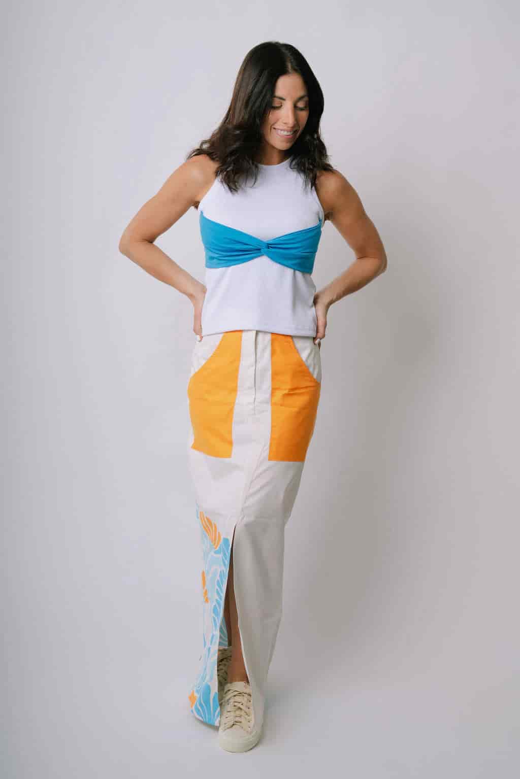 Caroline Floral Midi - miniatura 1