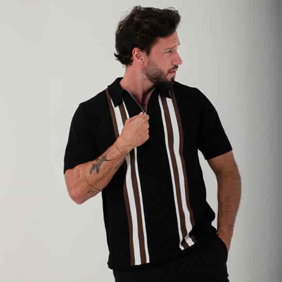 SUETER TIPO POLO MODA TEJIDO HOMBRE - miniatura 7