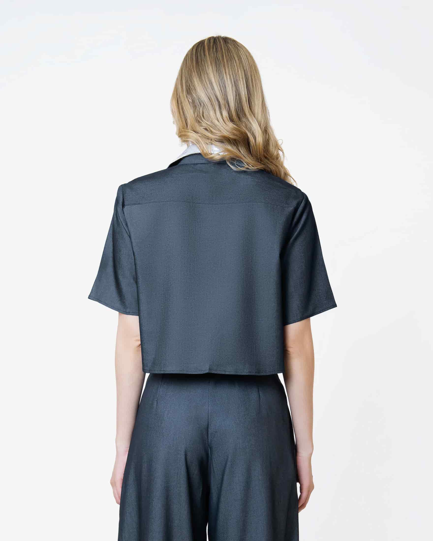 Dark Gray Twist Top - miniatura 2
