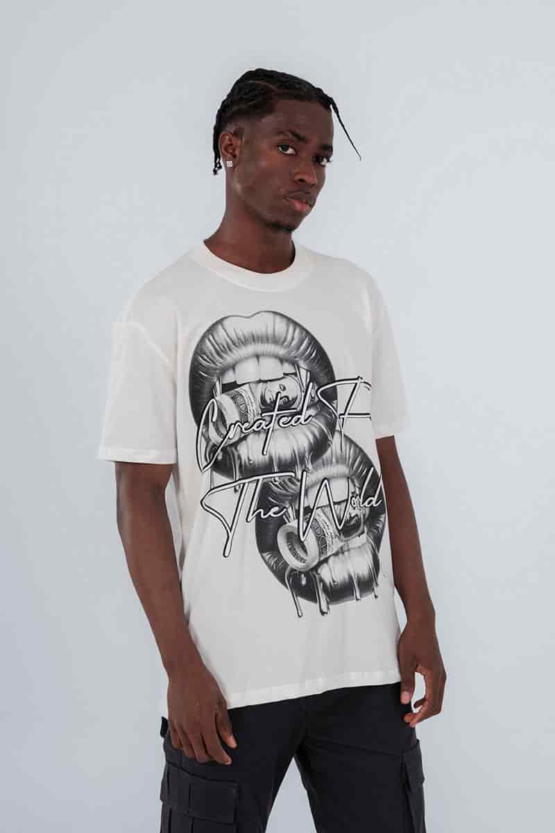 Camiseta regular created - miniatura 1