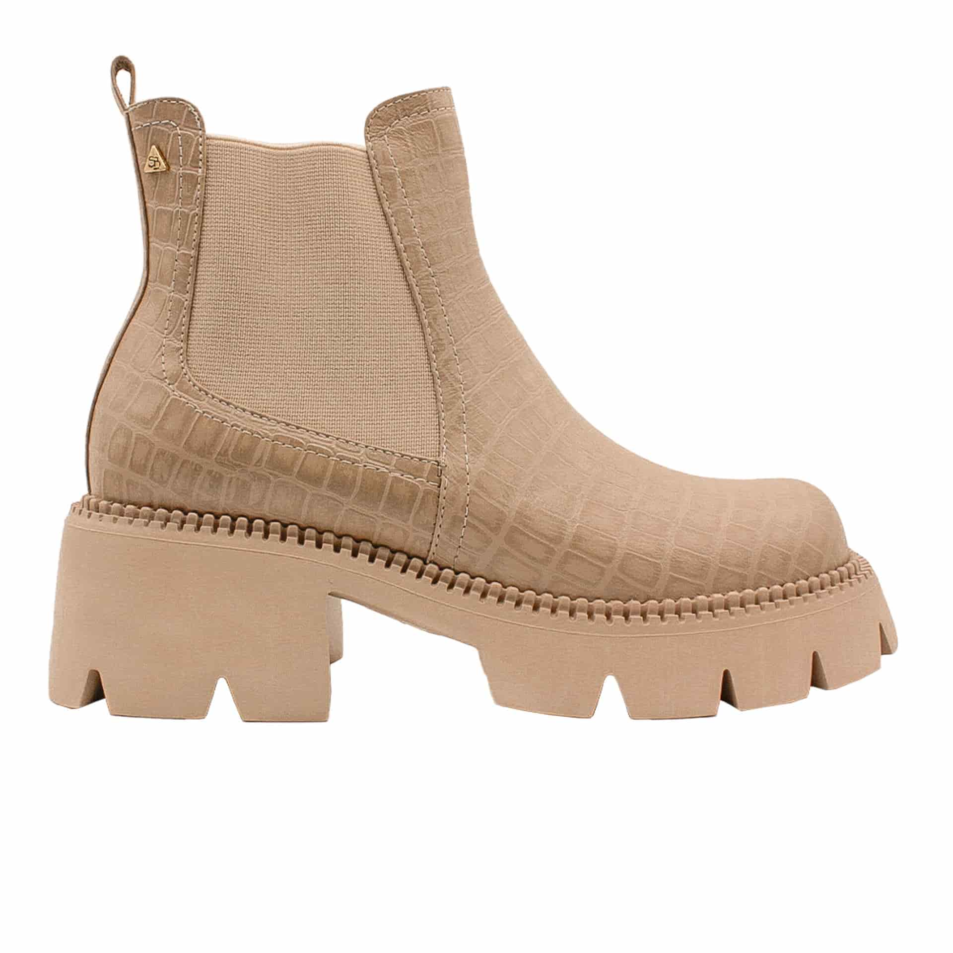 "Berlín" Botas Caña Baja en Cuero - miniatura 2