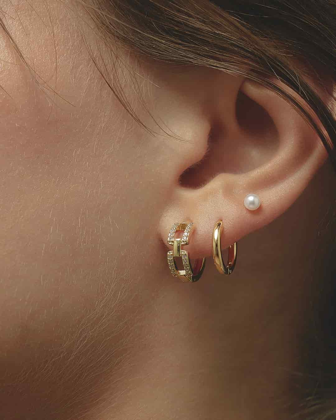 Set X3 Aretes Perla - miniatura 4