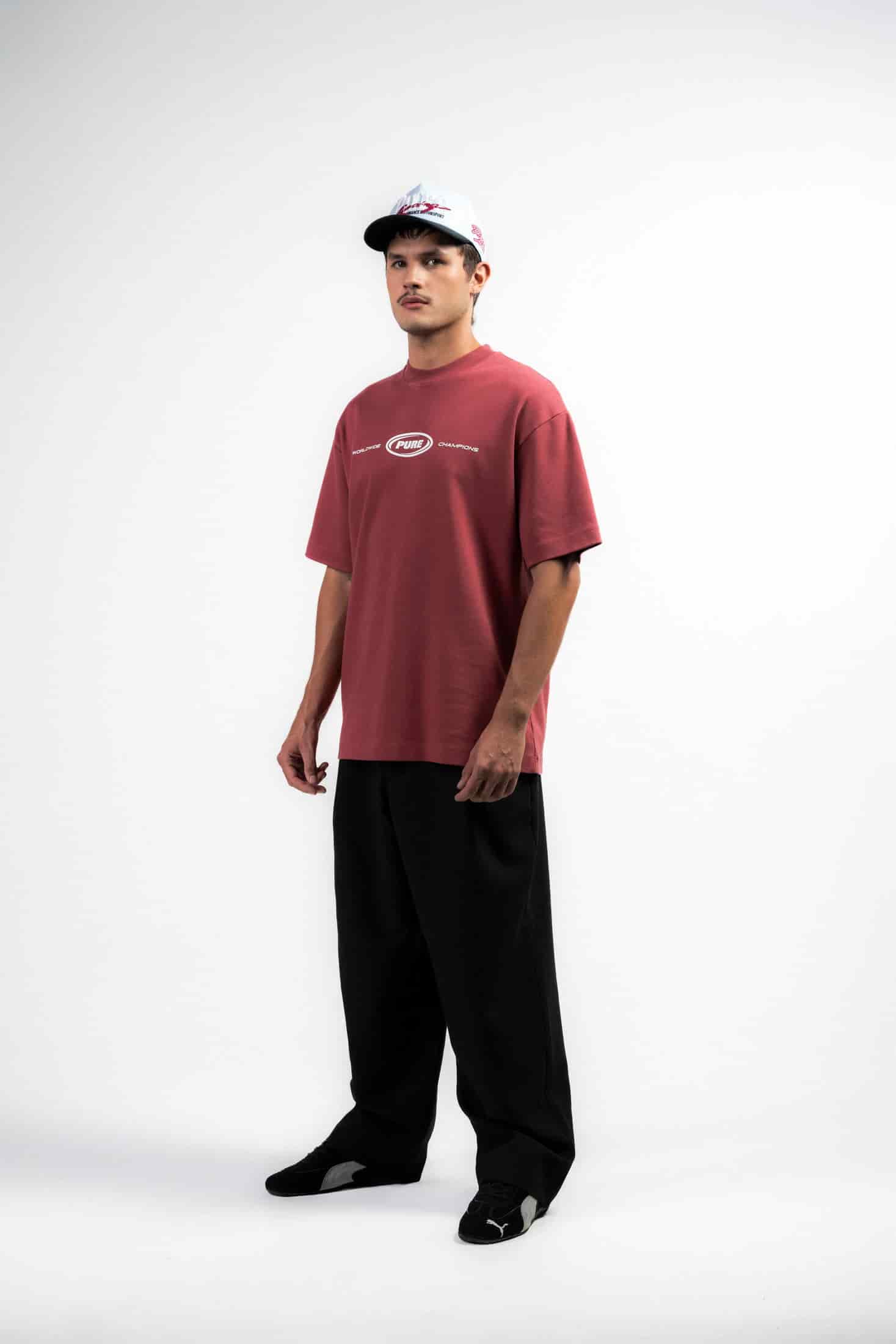 Overdrive Burgundy T-Shirt - miniatura 4