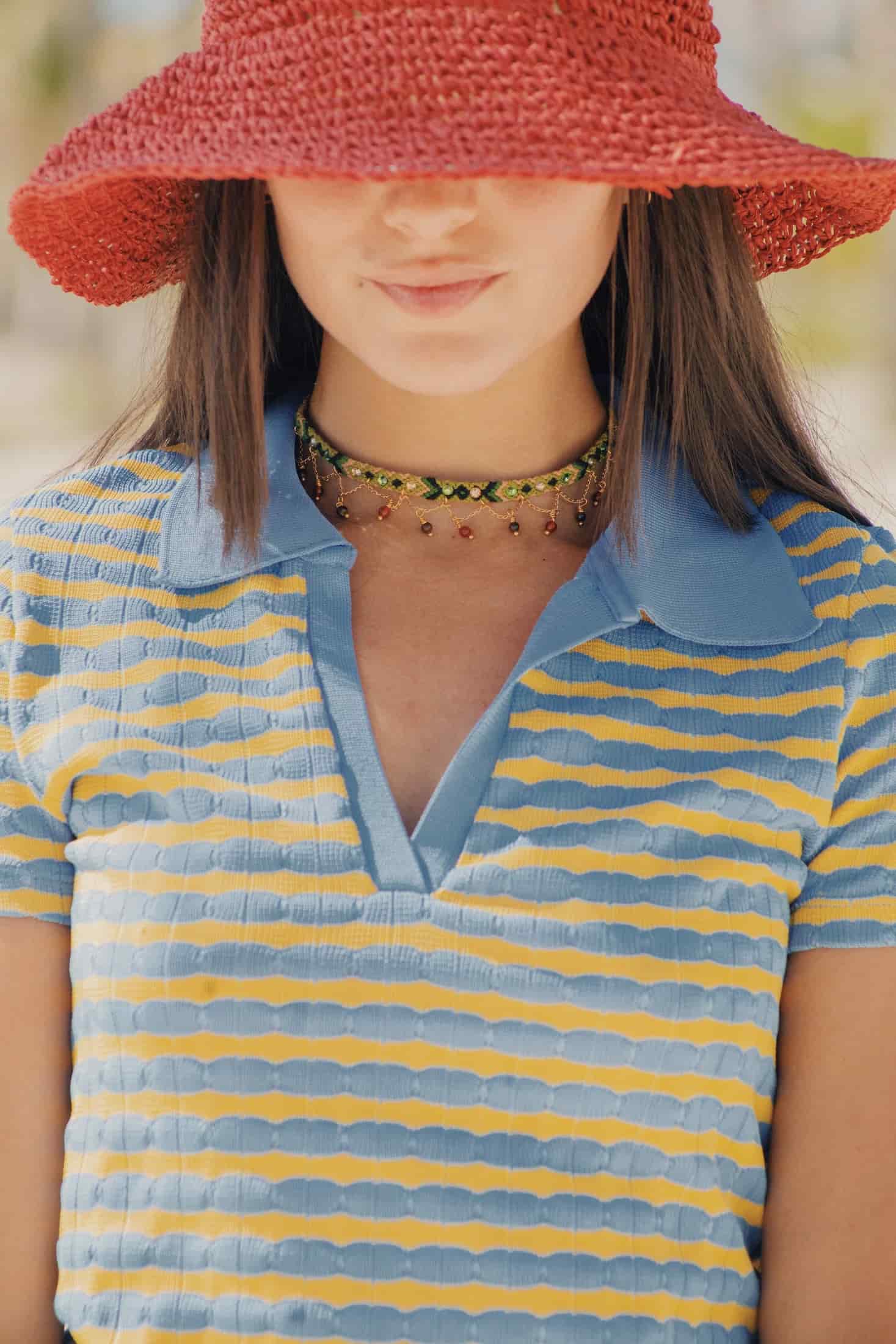 Choker Wayuu Jolotsü | Nature Green - miniatura 1