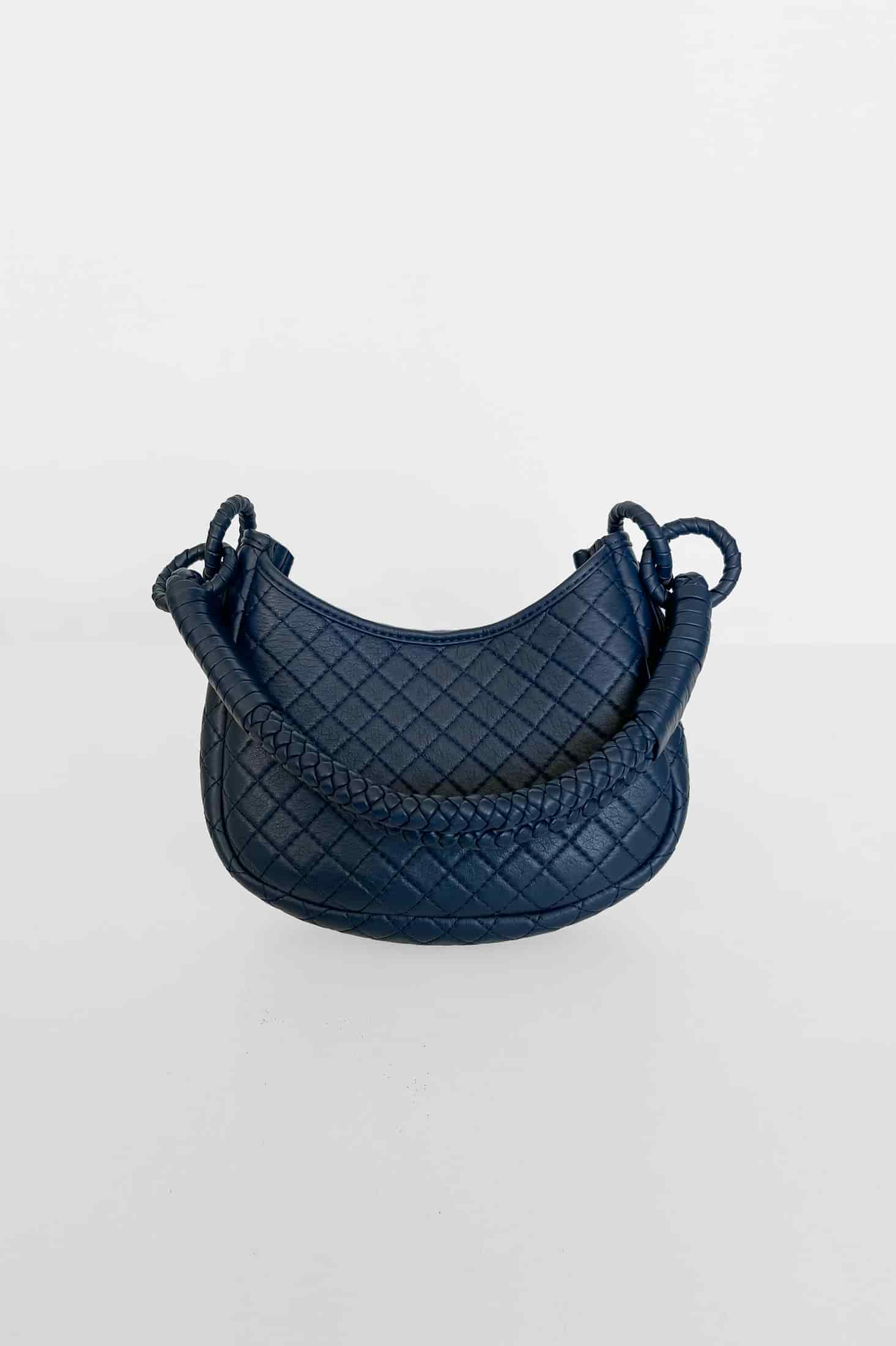 Saddle Mini, Shoulder Bag - Navy Blue - miniatura 2