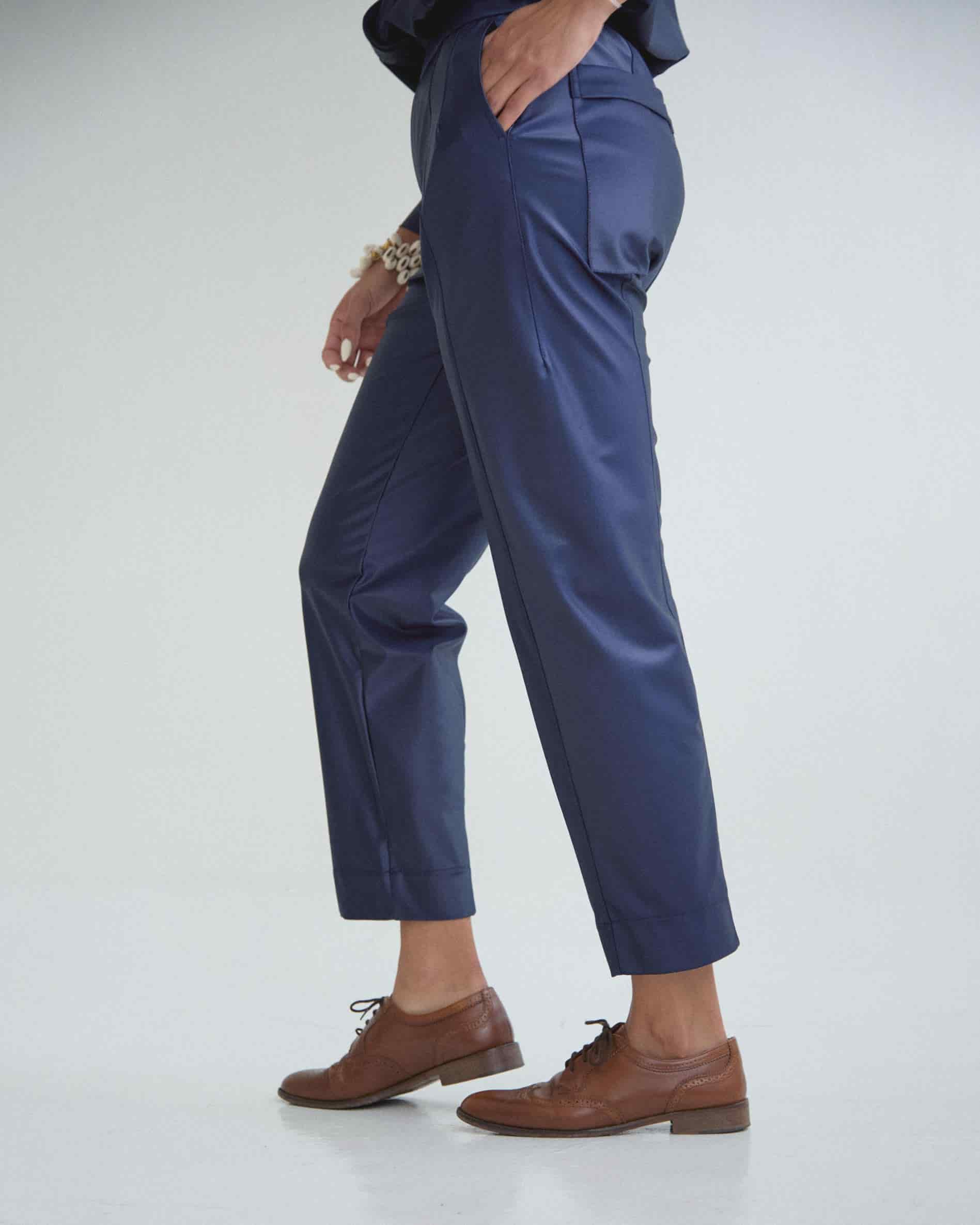 Pantalón Tech Azul Oscuro RELUCIDO - miniatura 6