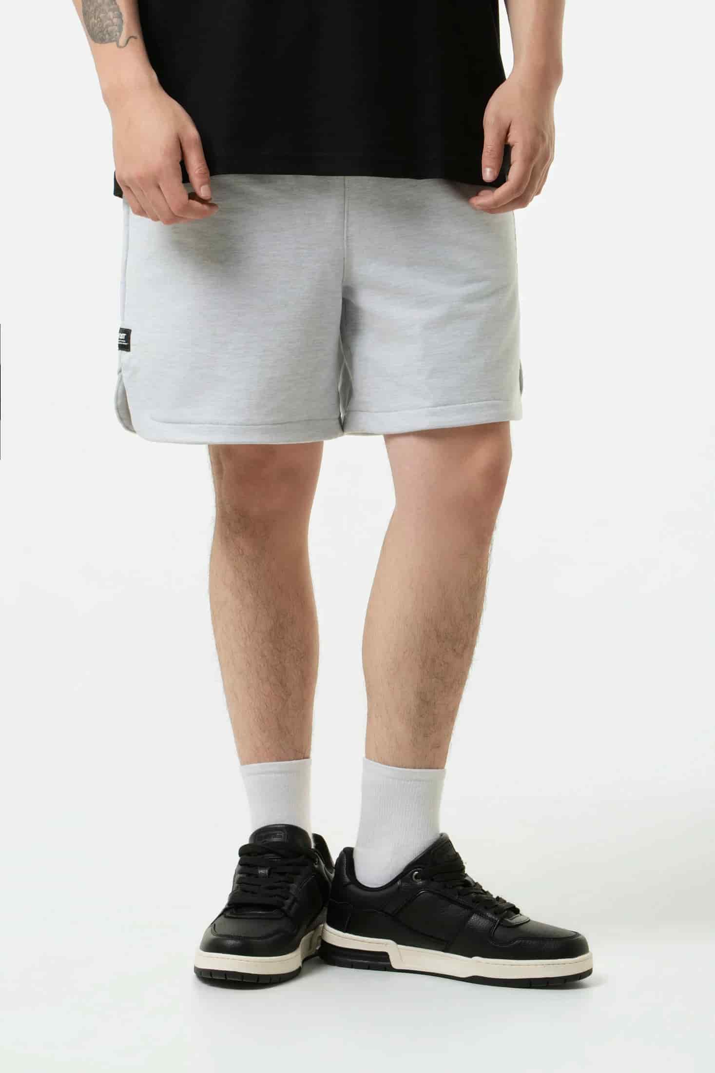 BERMUDA JOGG COLOR GRIS JASPE CLARO - miniatura 2