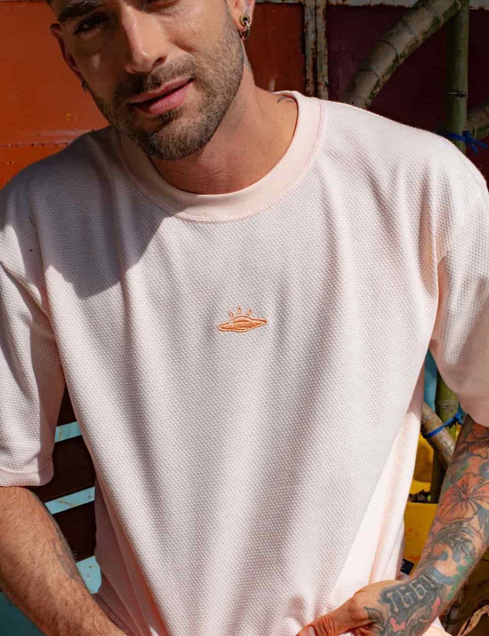 Camiseta Oversize Hawaii rosa Hombre - miniatura 16