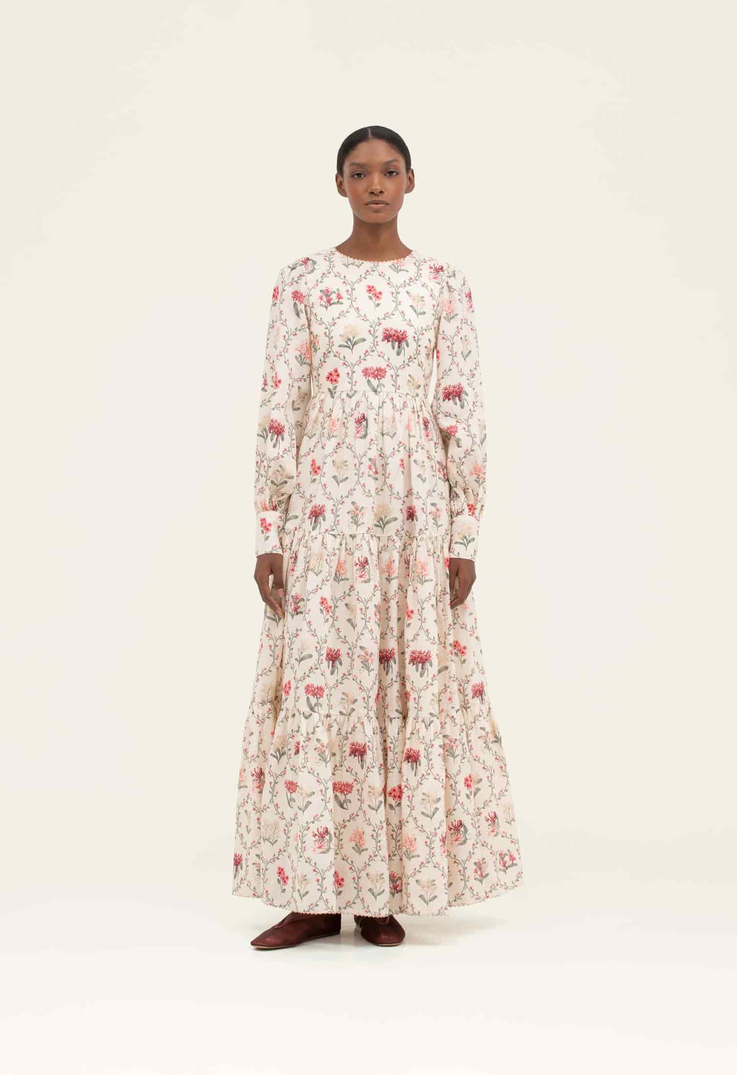 Nuez Orquidea Maxi Dress - miniatura 1